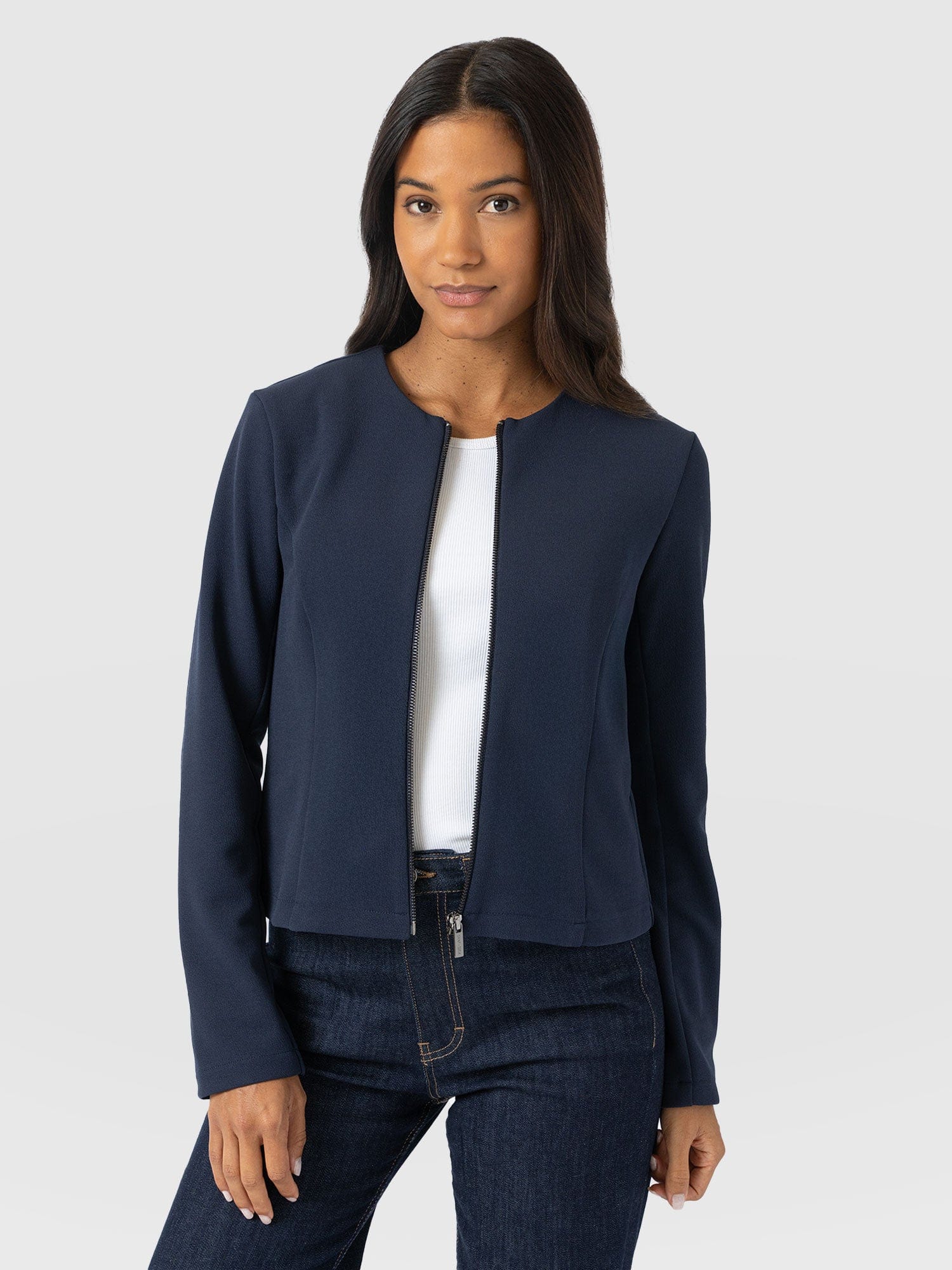 Florence Jacket - Navy - Image 2