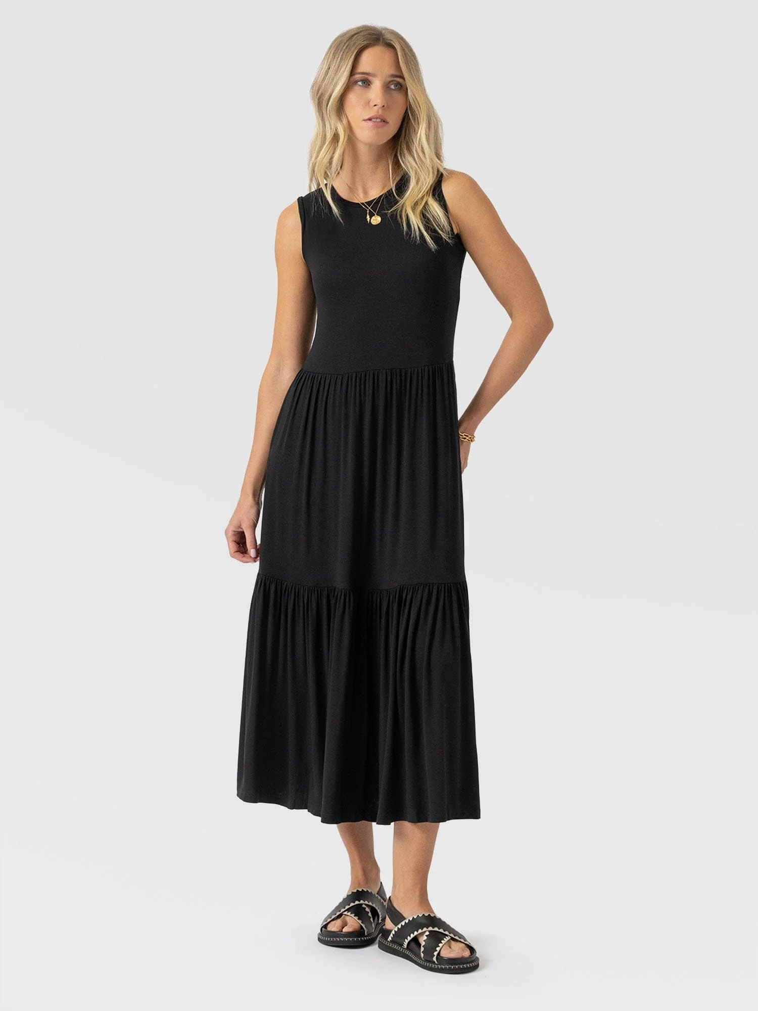 Greenwich Dress - Jersey Black - Image 2