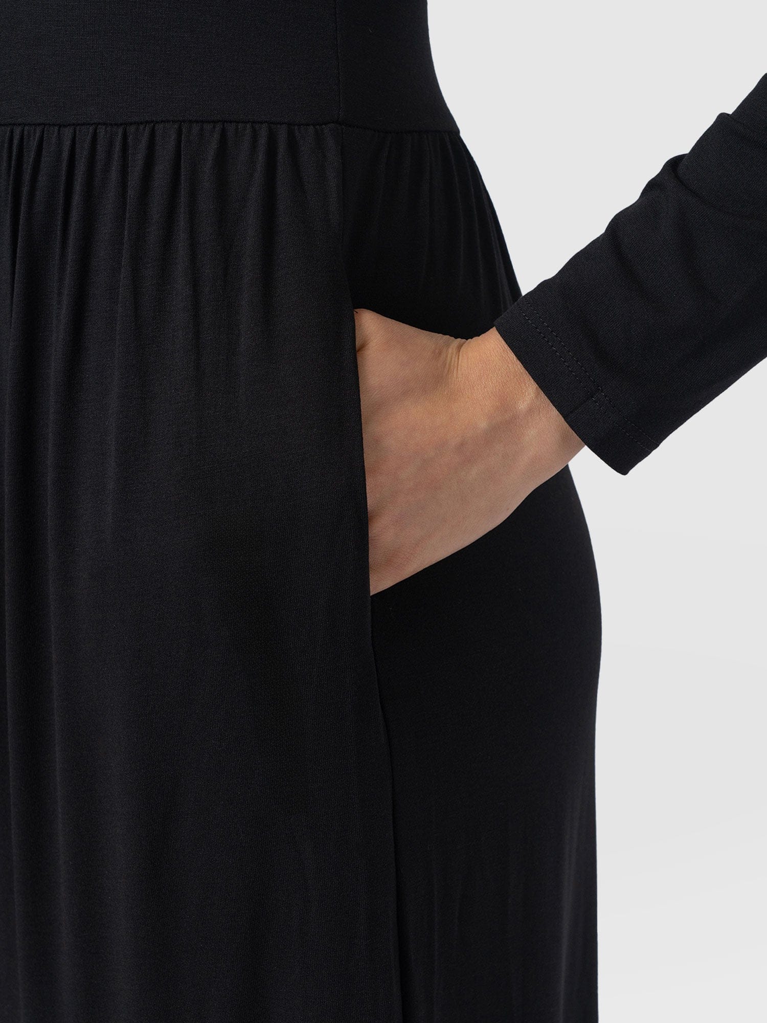 Greenwich Dress Long Sleeve - Black - Image 5