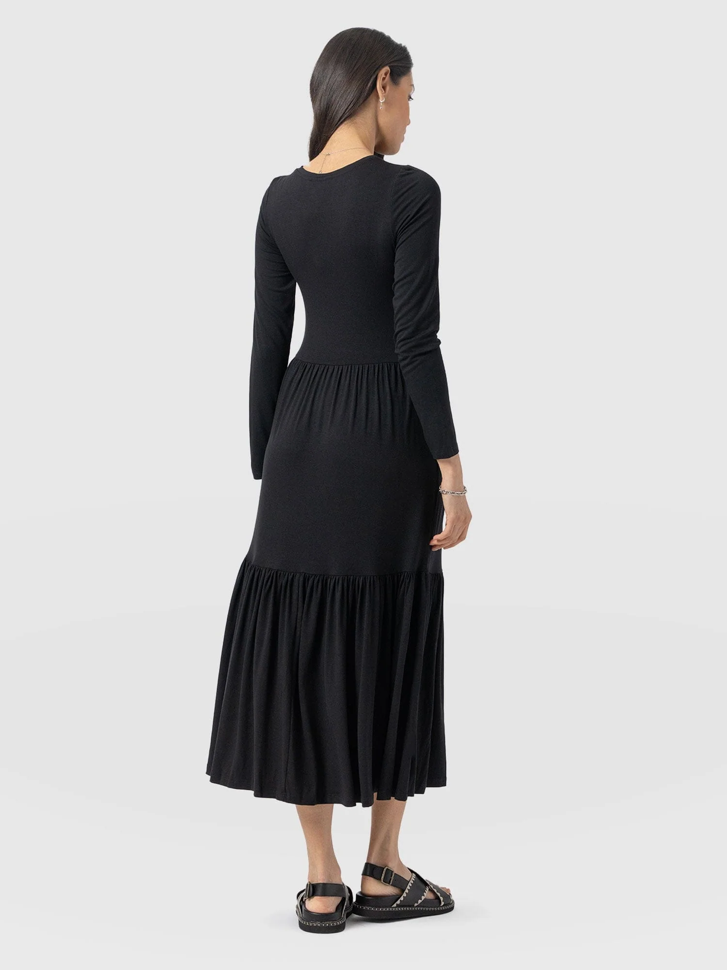 Greenwich Dress Long Sleeve - Black - Image 6