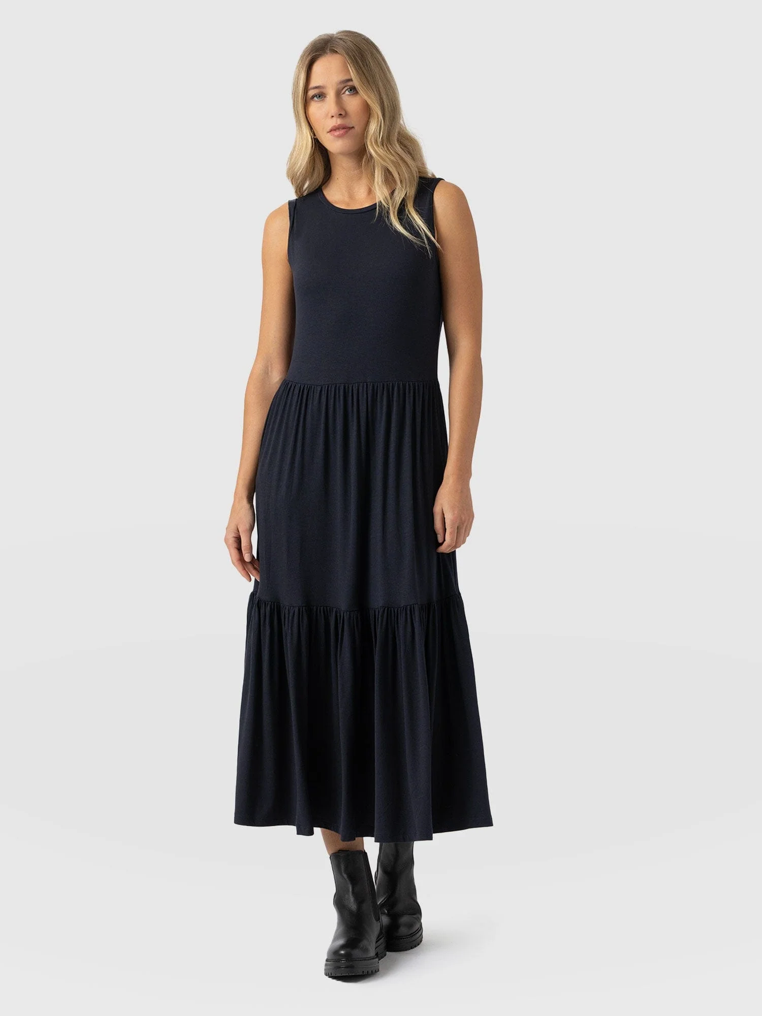 Greenwich Dress - Navy - Image 3
