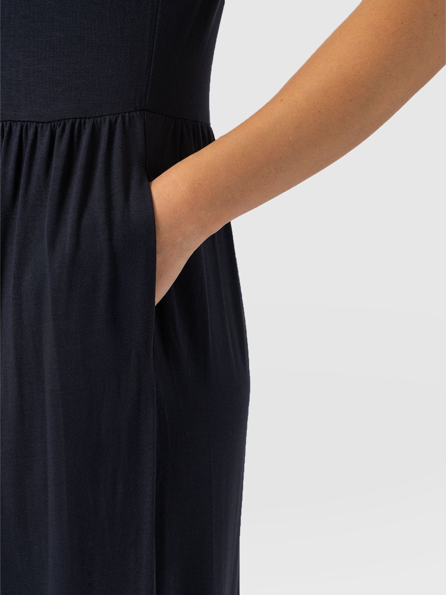 Greenwich Dress - Navy - Image 5
