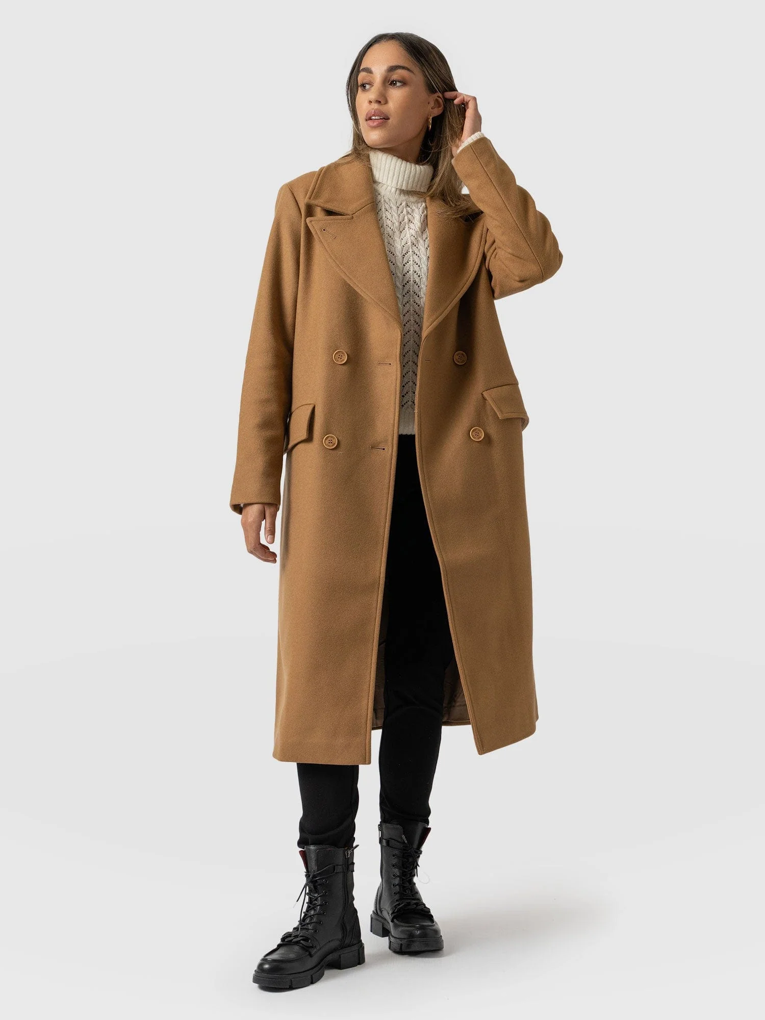 Halcyon Coat - Camel - Image 2