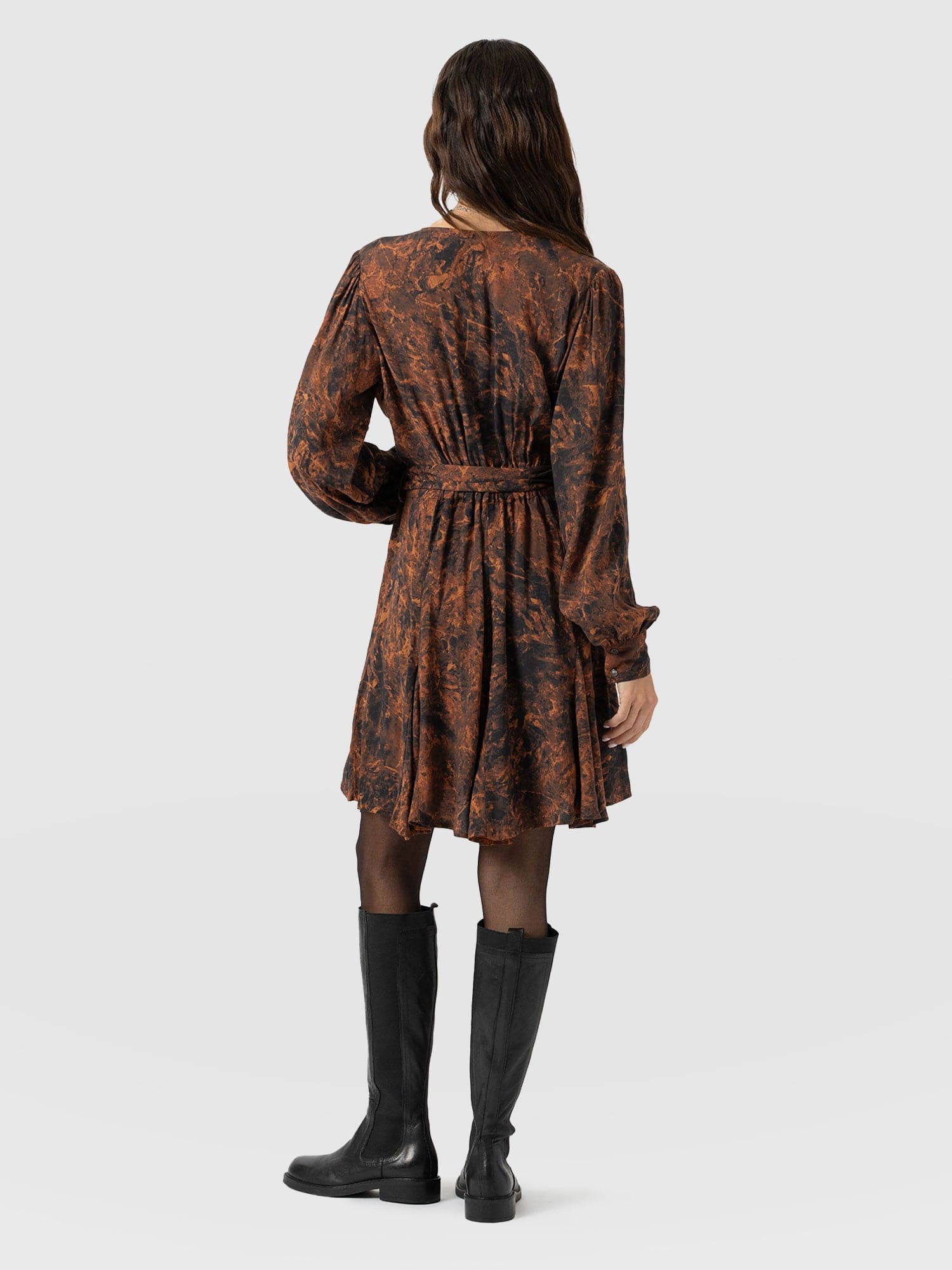 Joselyn Mini Dress - Brown Marble - Image 6