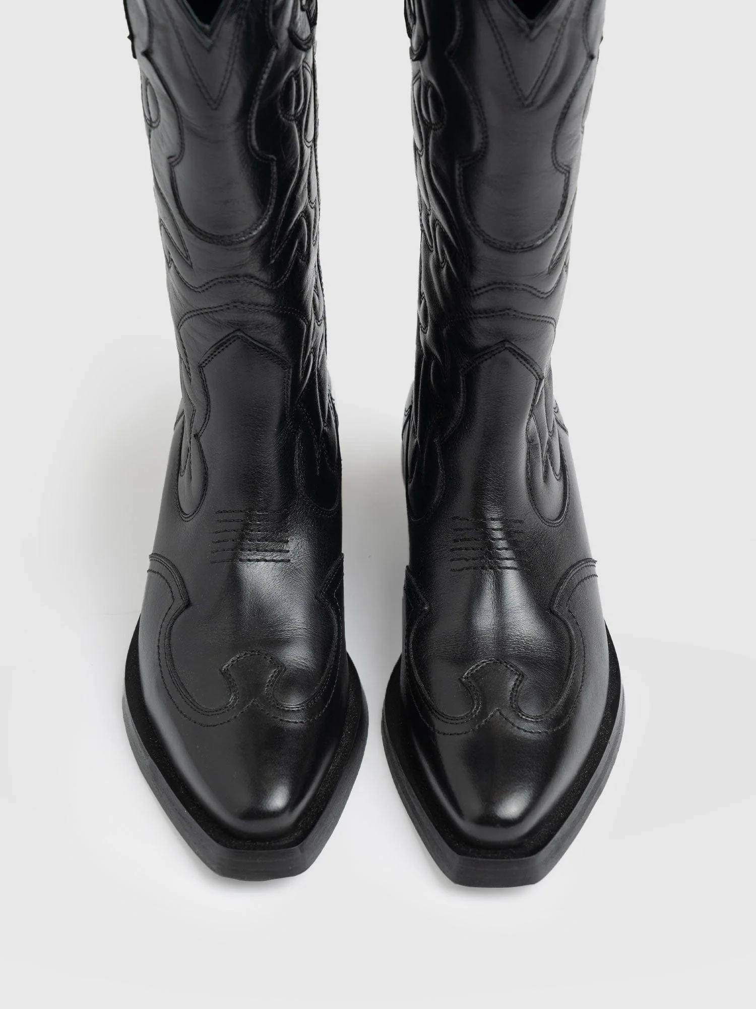 Kansas Western Boot - Black - Image 4