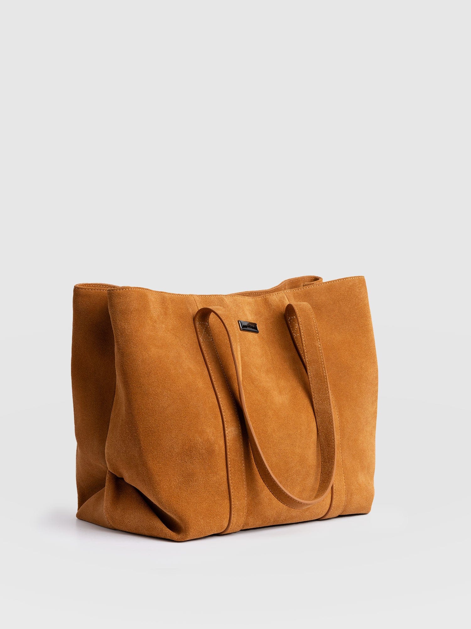 Kara Shopper Bag - Tan Suede - Image 6