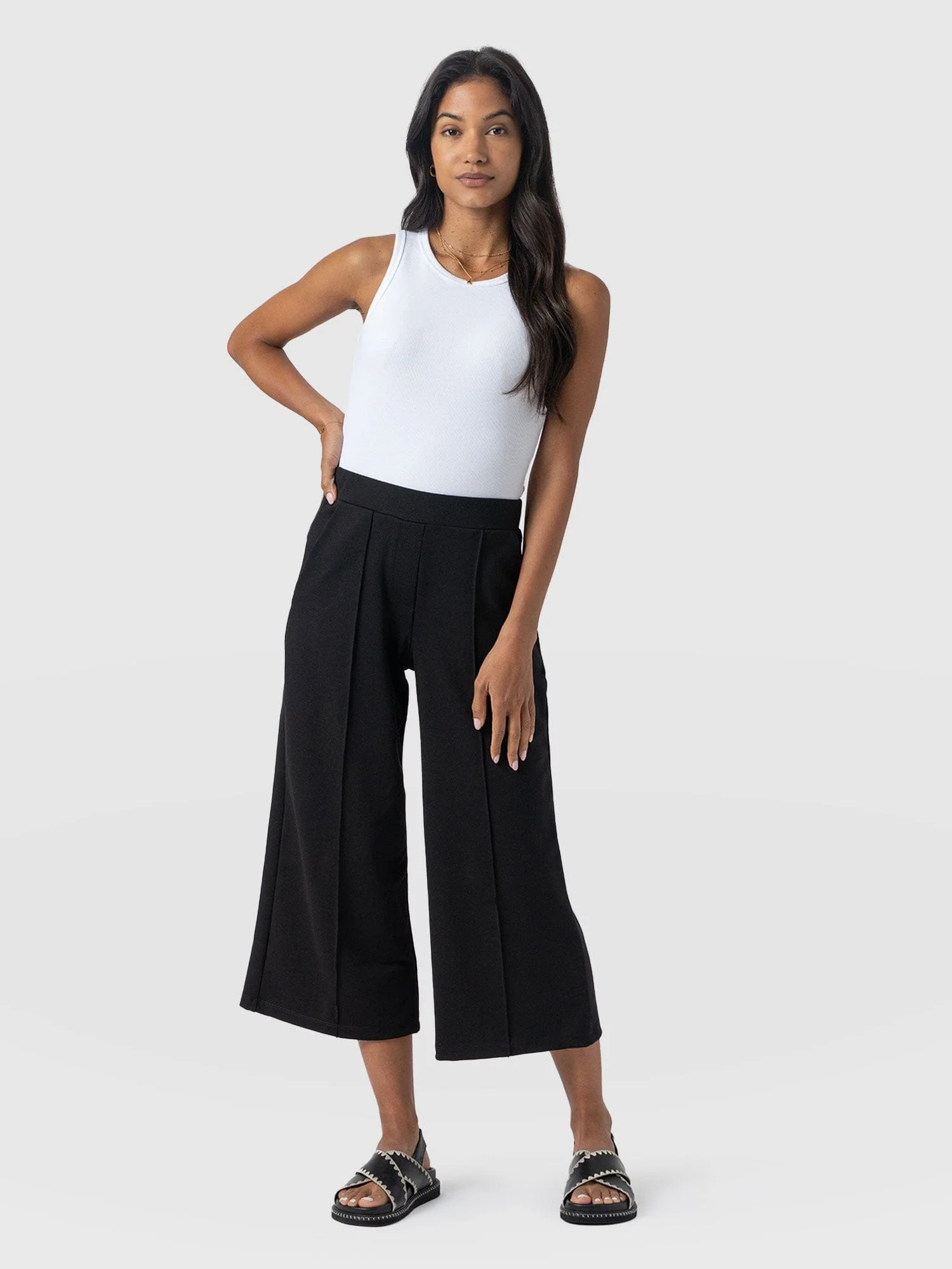 Keller Crop Pant - Black