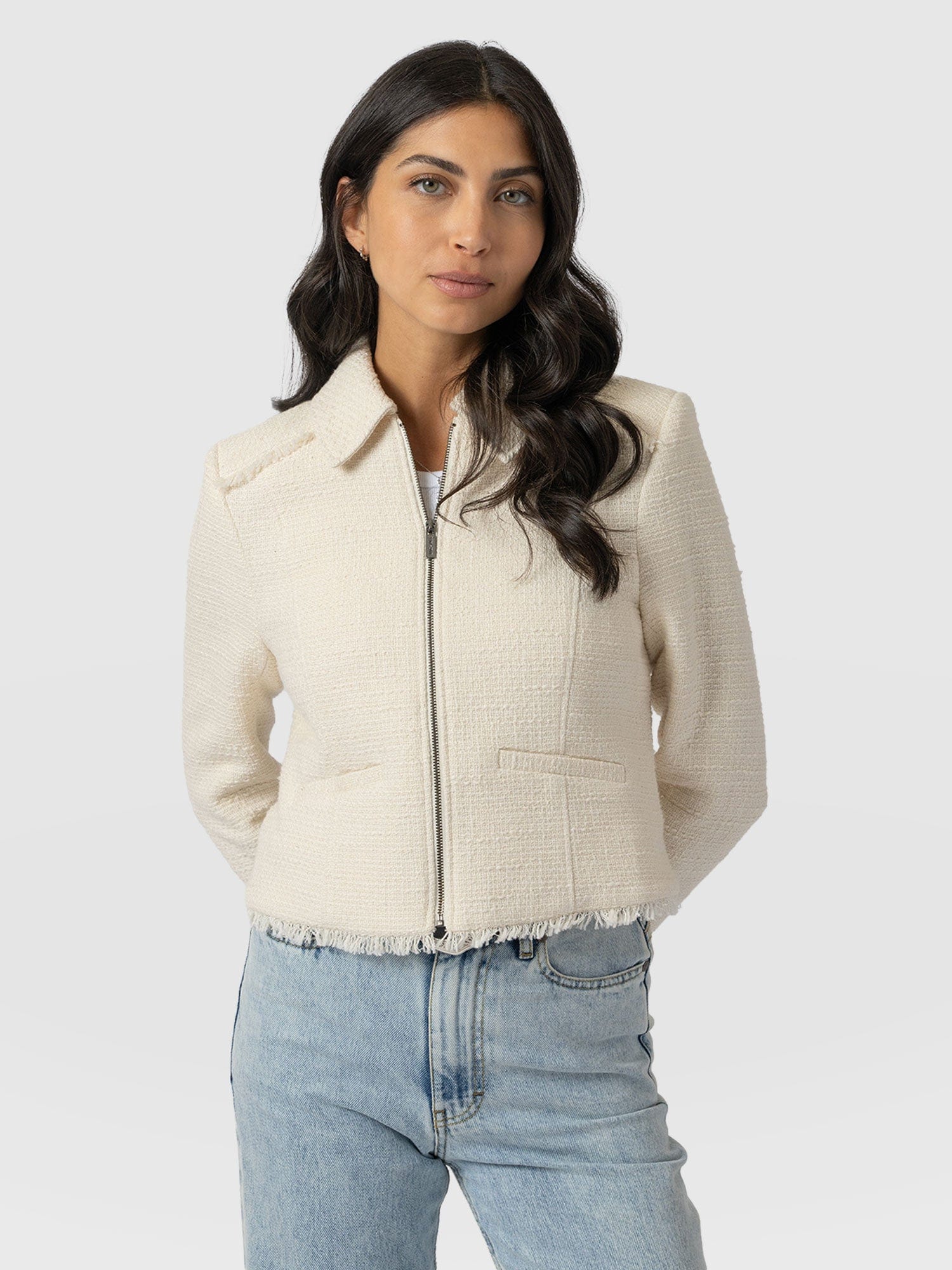 Kinley Jacket - Cream - Image 2