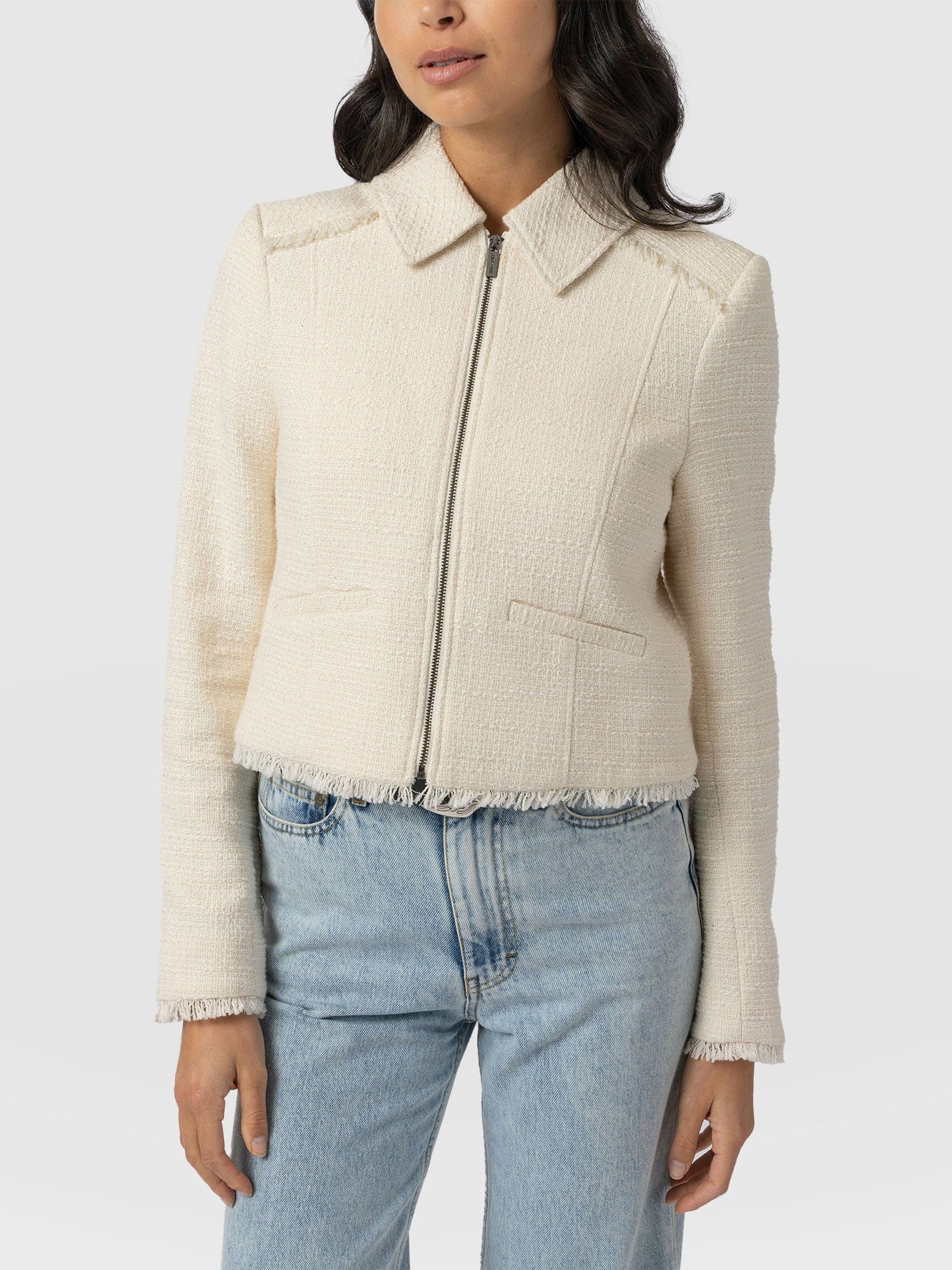 Kinley Jacket - Cream - Image 3