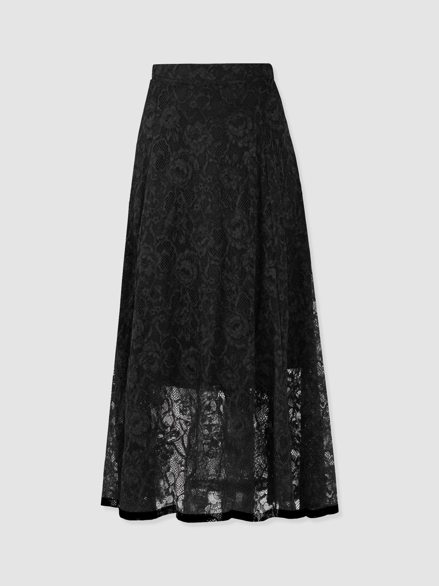 Lana A - Line Skirt - Black Lace - Image 7