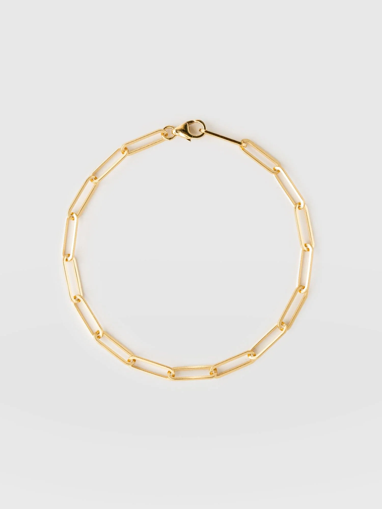 Link Chain Bracelet - Gold - Image 6