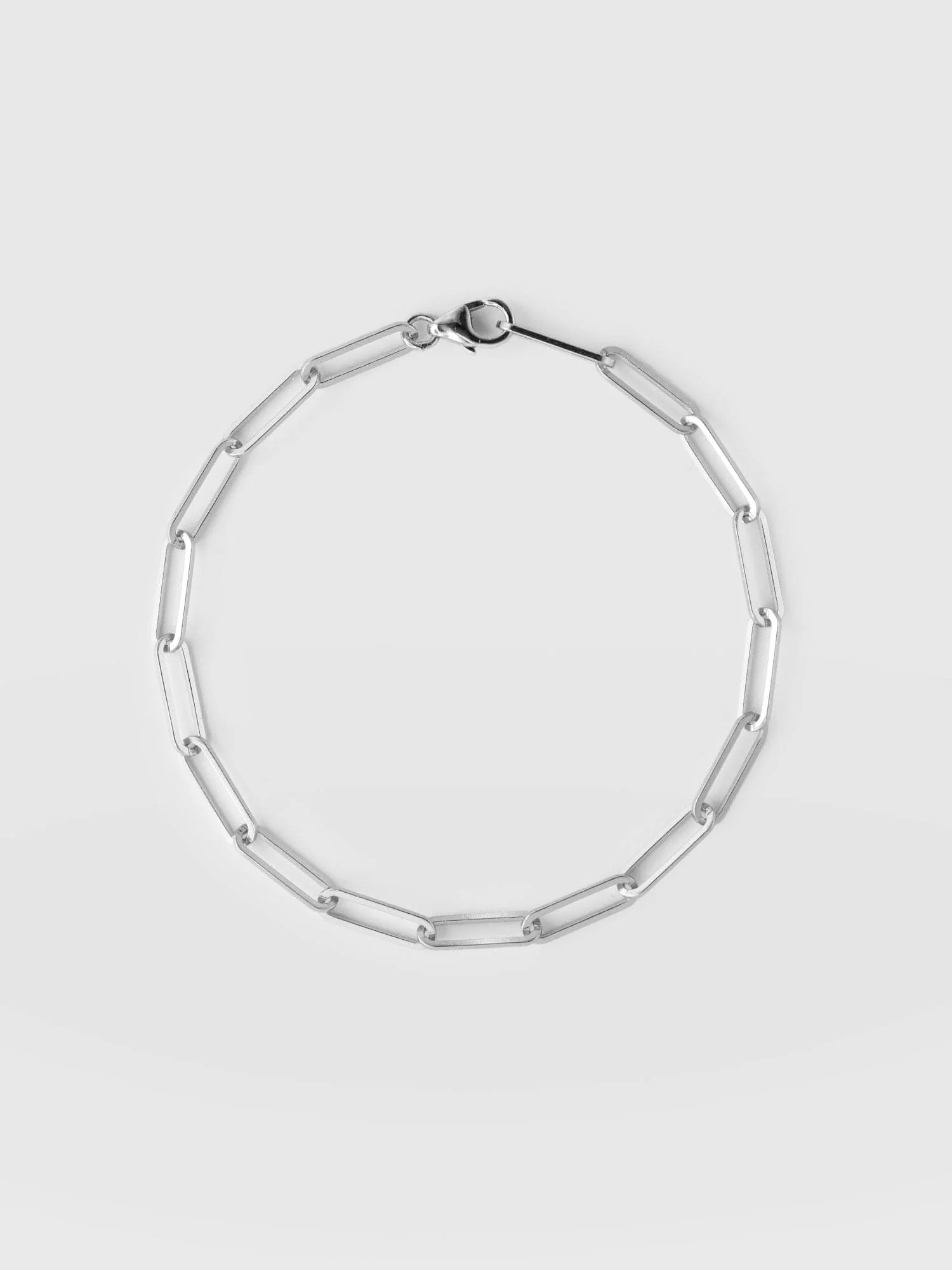 Link Chain Bracelet - Silver - Image 6