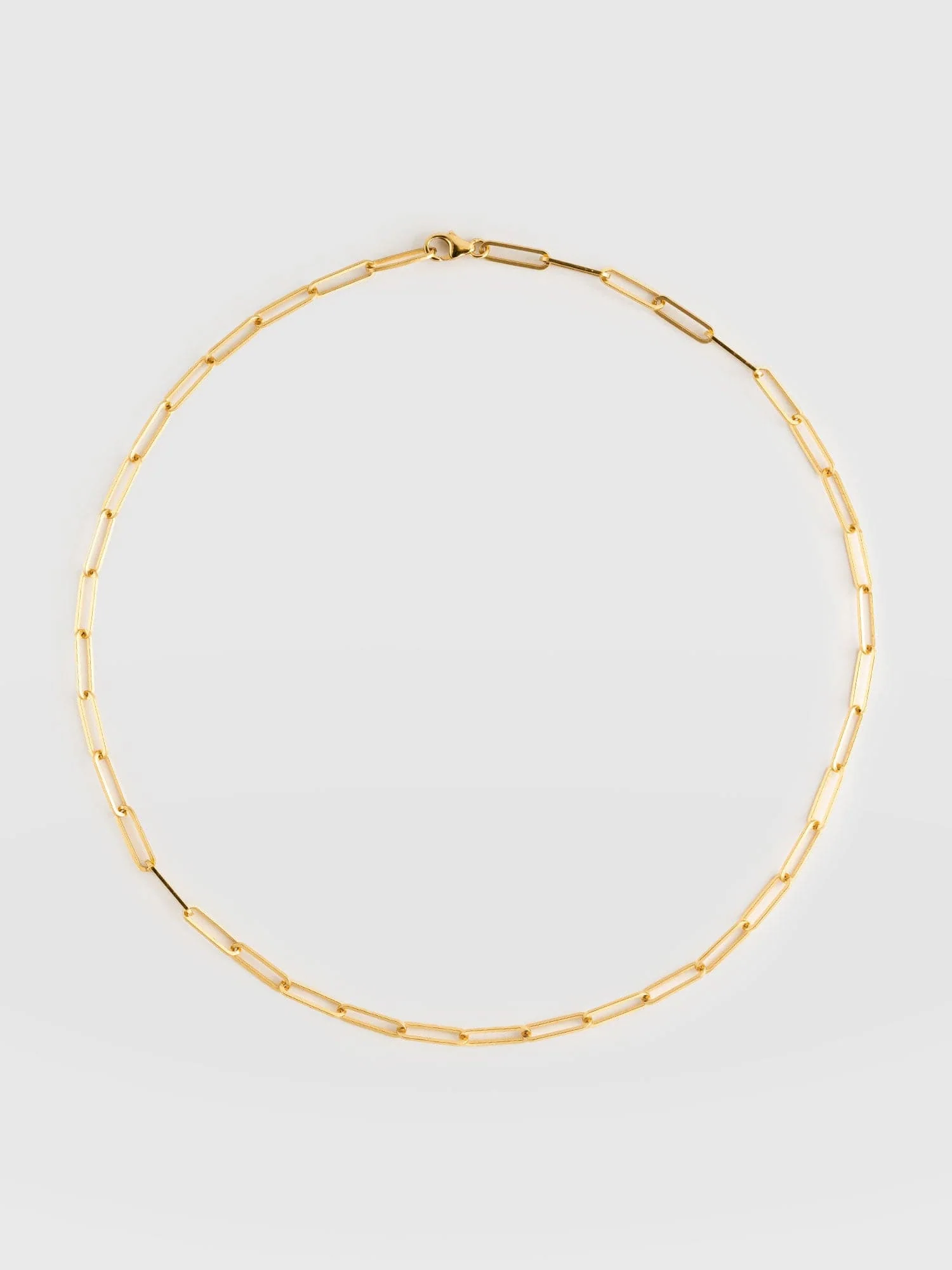 Link Chain Necklace - Gold - Image 6