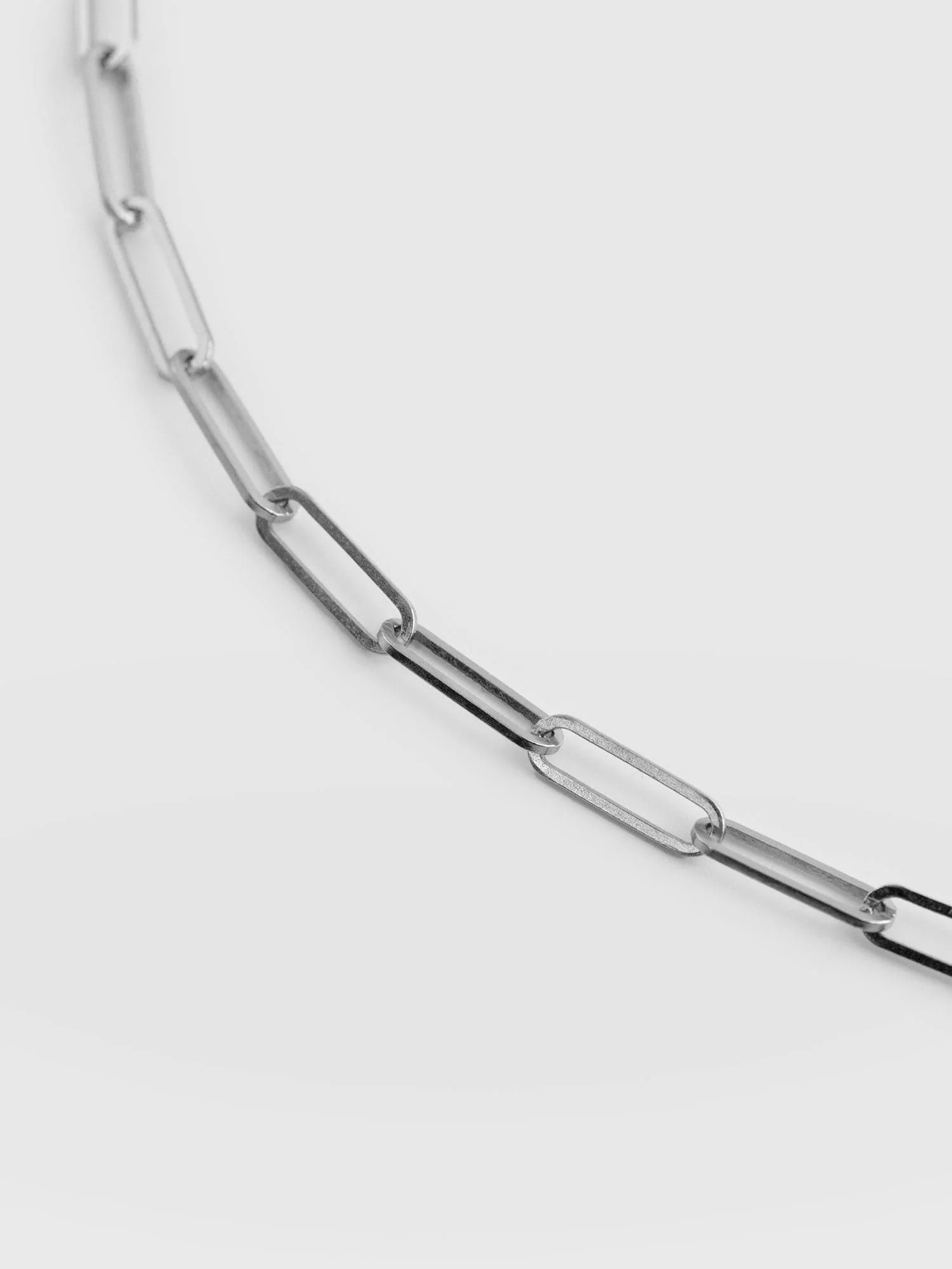 Link Chain Necklace - Silver - Image 2