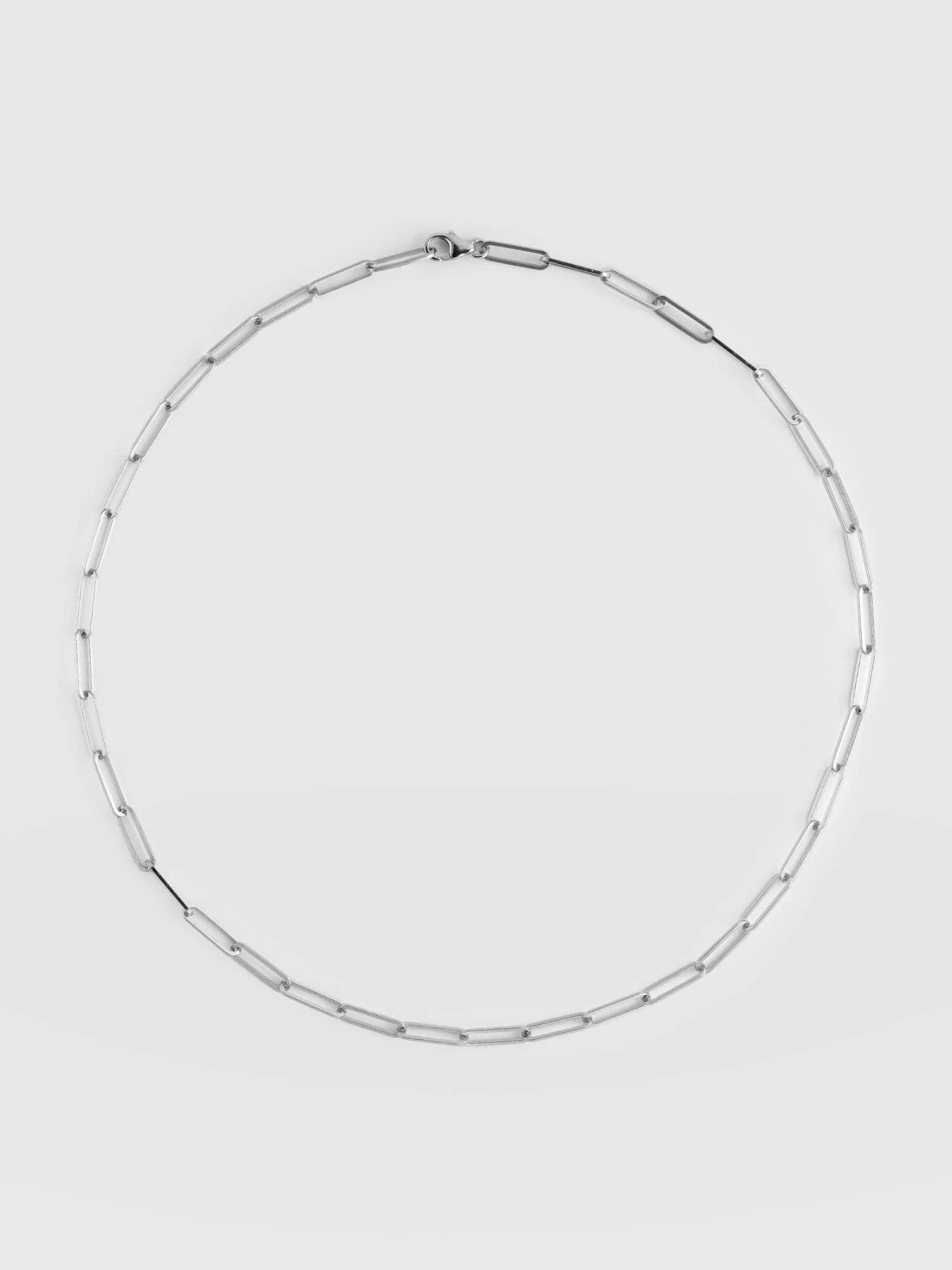 Link Chain Necklace - Silver - Image 6