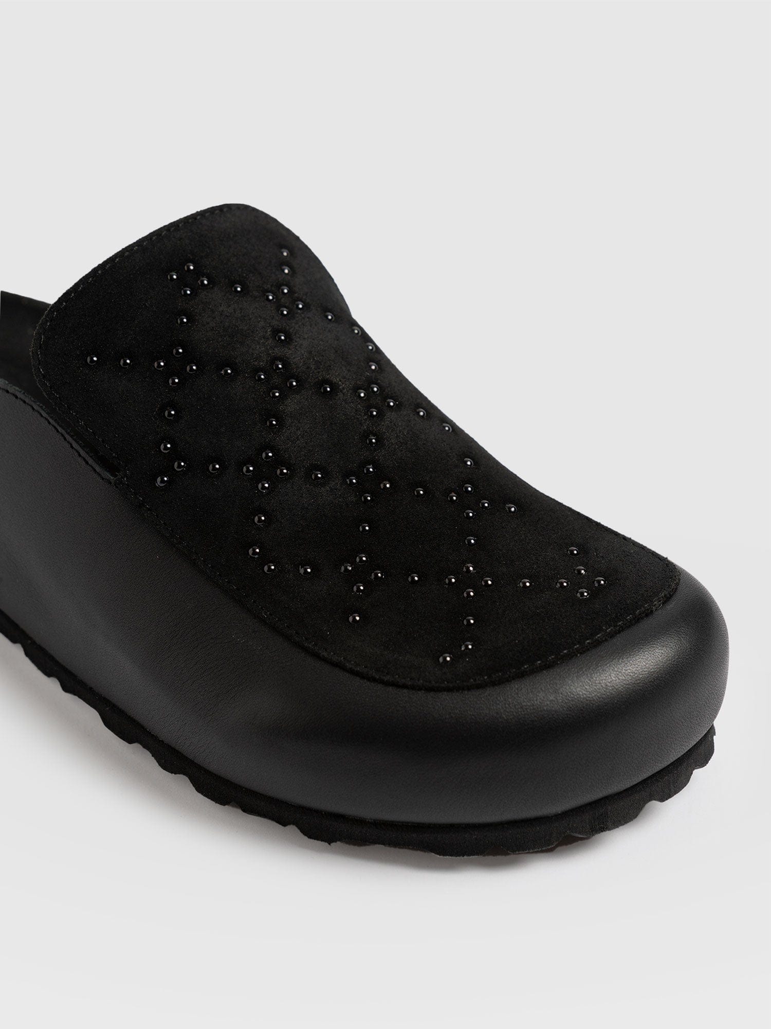 Lottie Studded Clogs - Black - Image 4