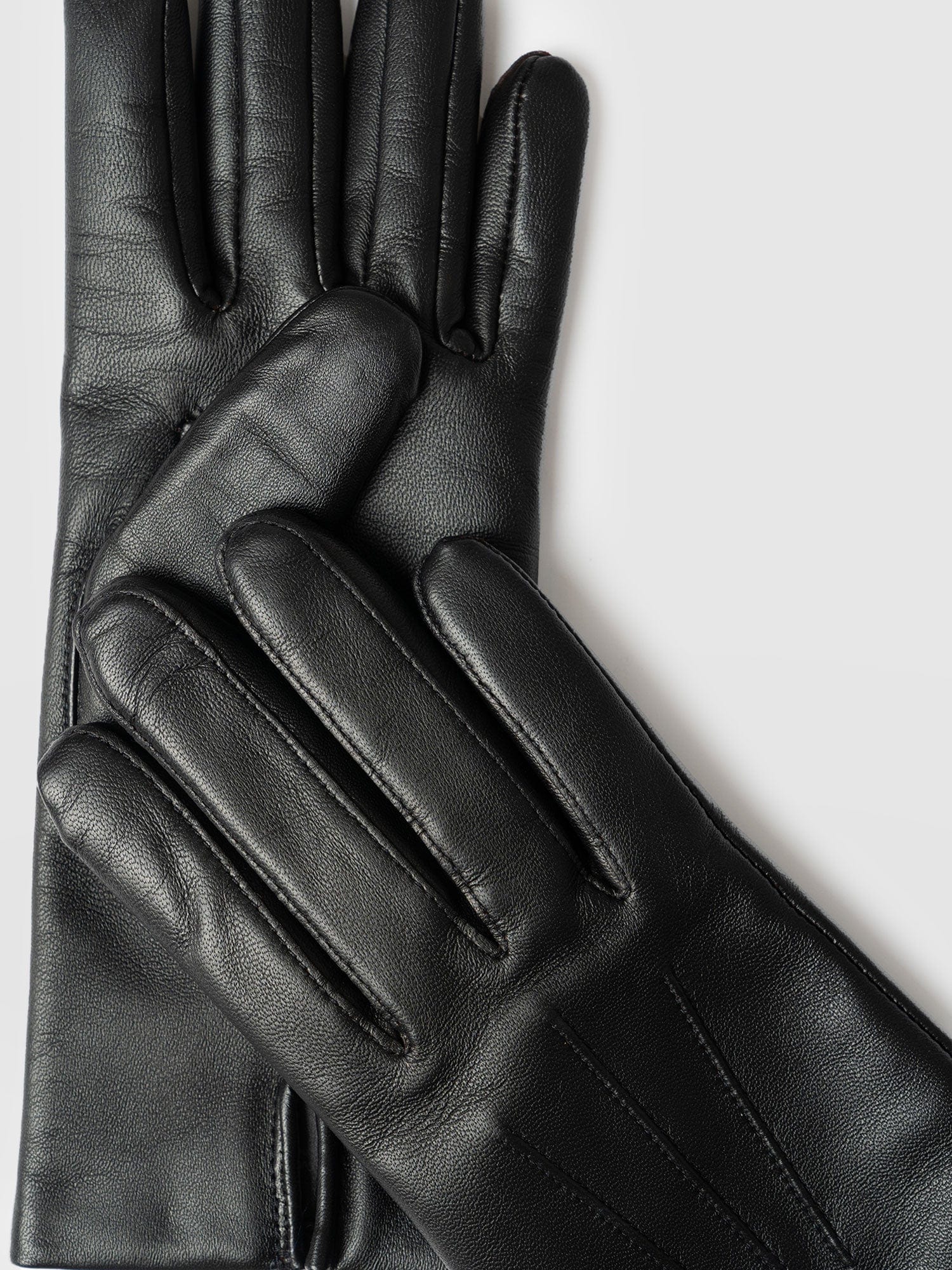 Luther Leather Gloves - Black - Image 2