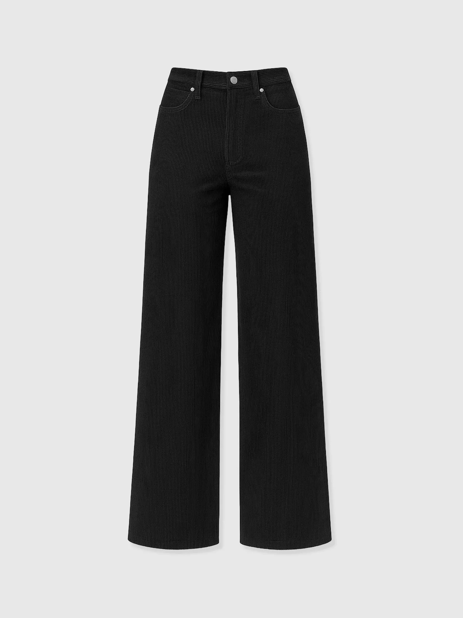 Maeve Wide Leg Pant - Black Cord - Image 7