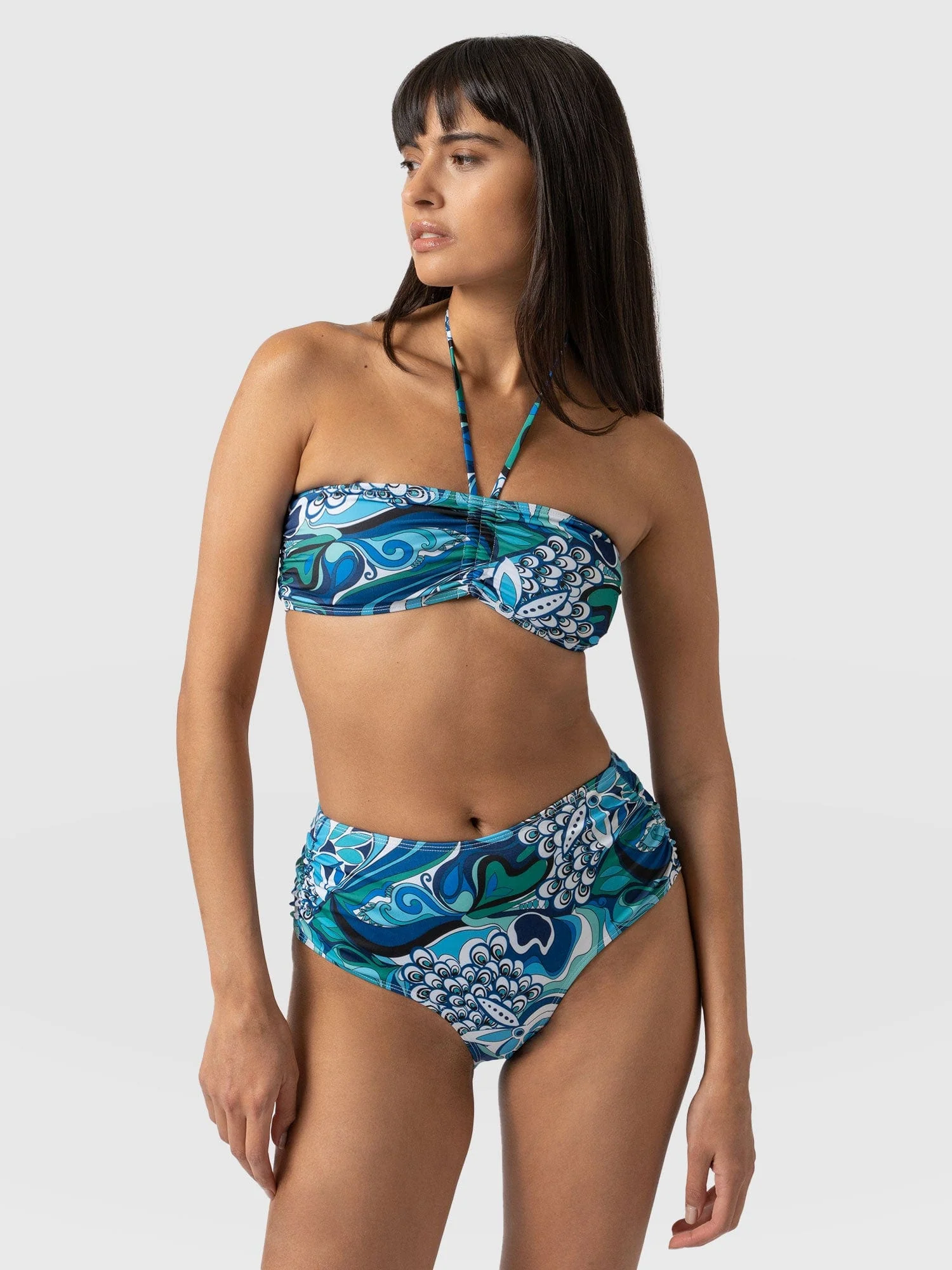 Maya Bandeau Bikini Top - Paradise - Image 2