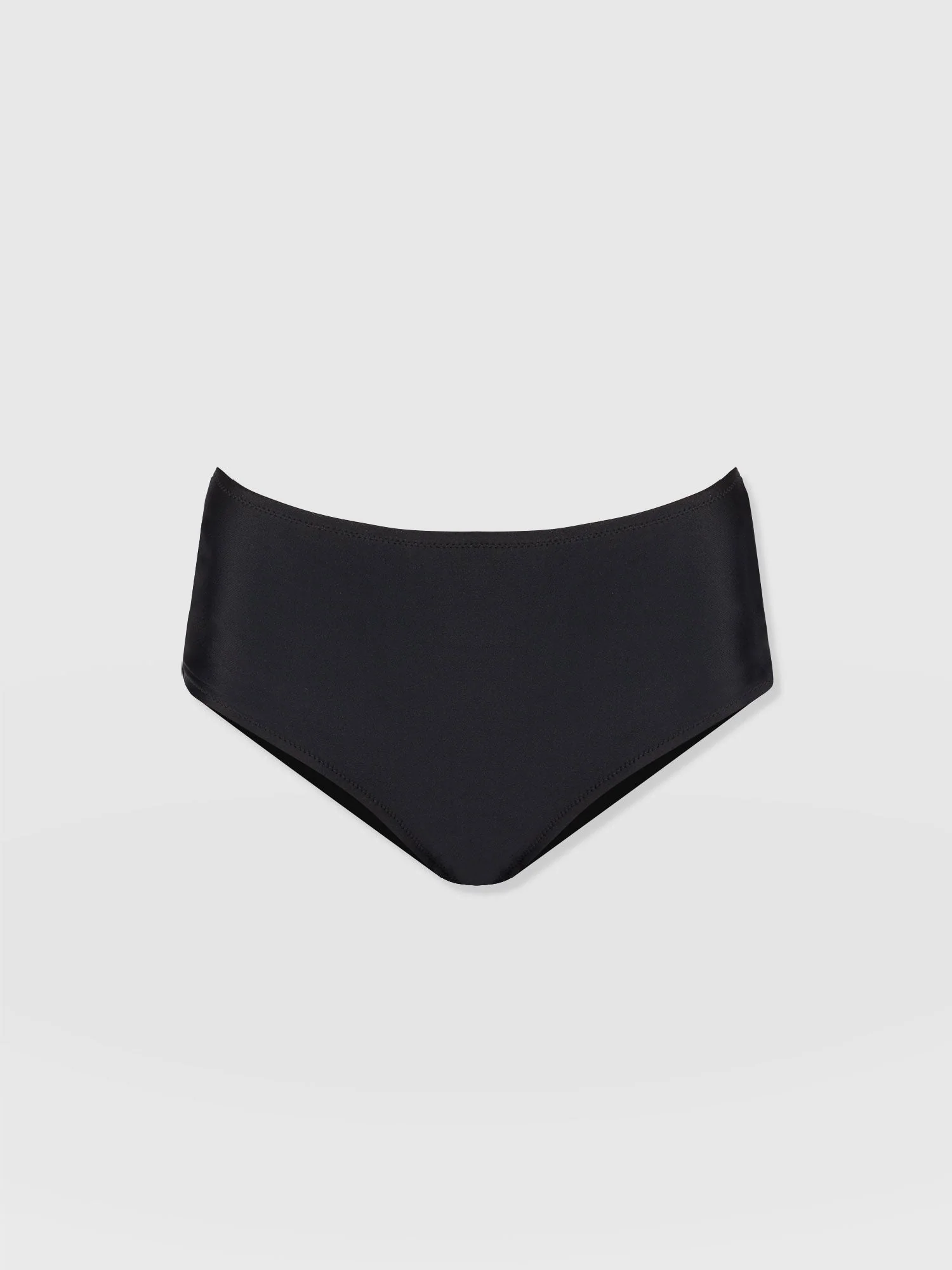 Nova High Waisted Bikini Bottom - Black - Image 7