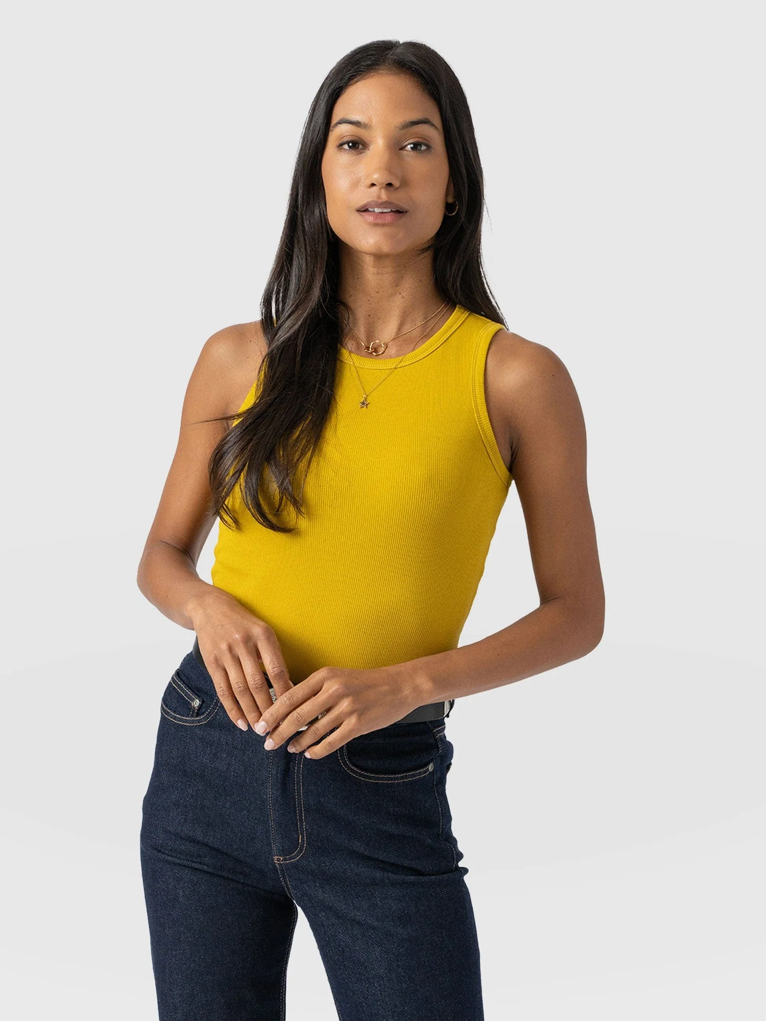Nova Racer Vest - Mustard - Image 3