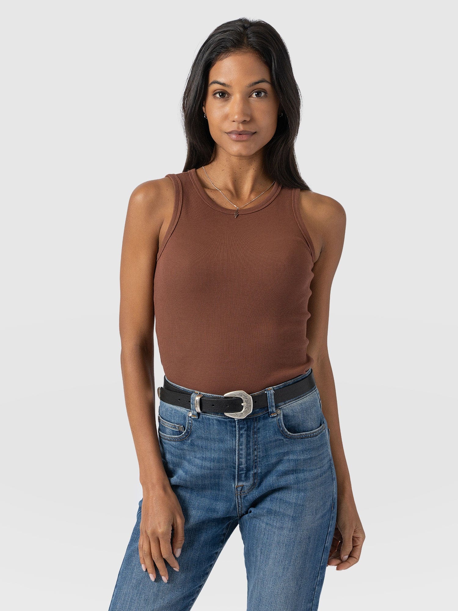 Nova Racer Vest - Russet Brown - Image 3