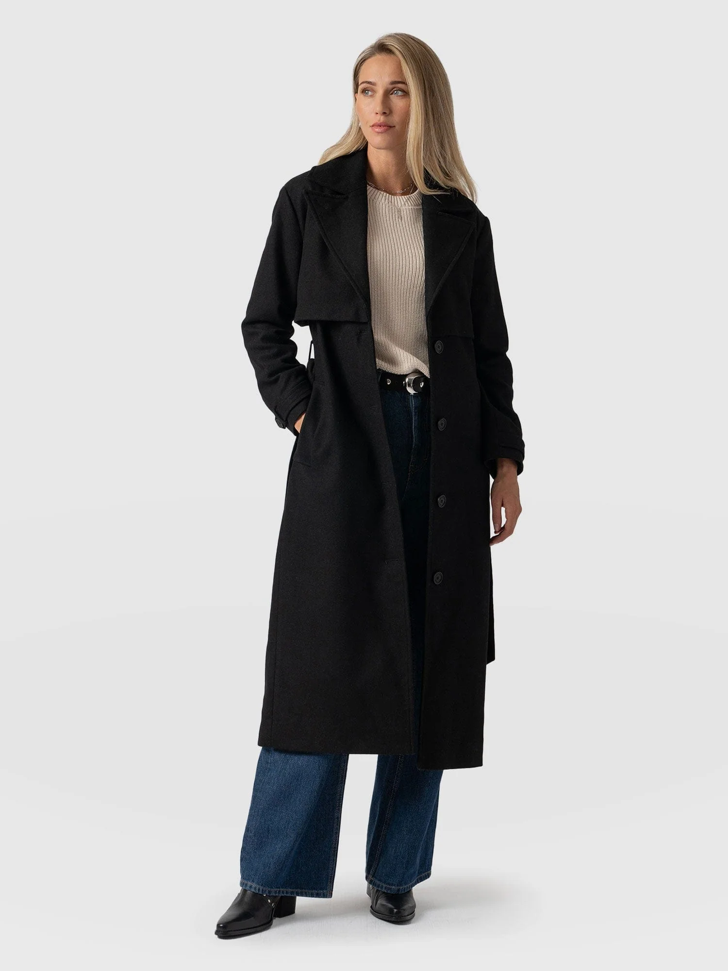 Odette Coat - Black - Image 2