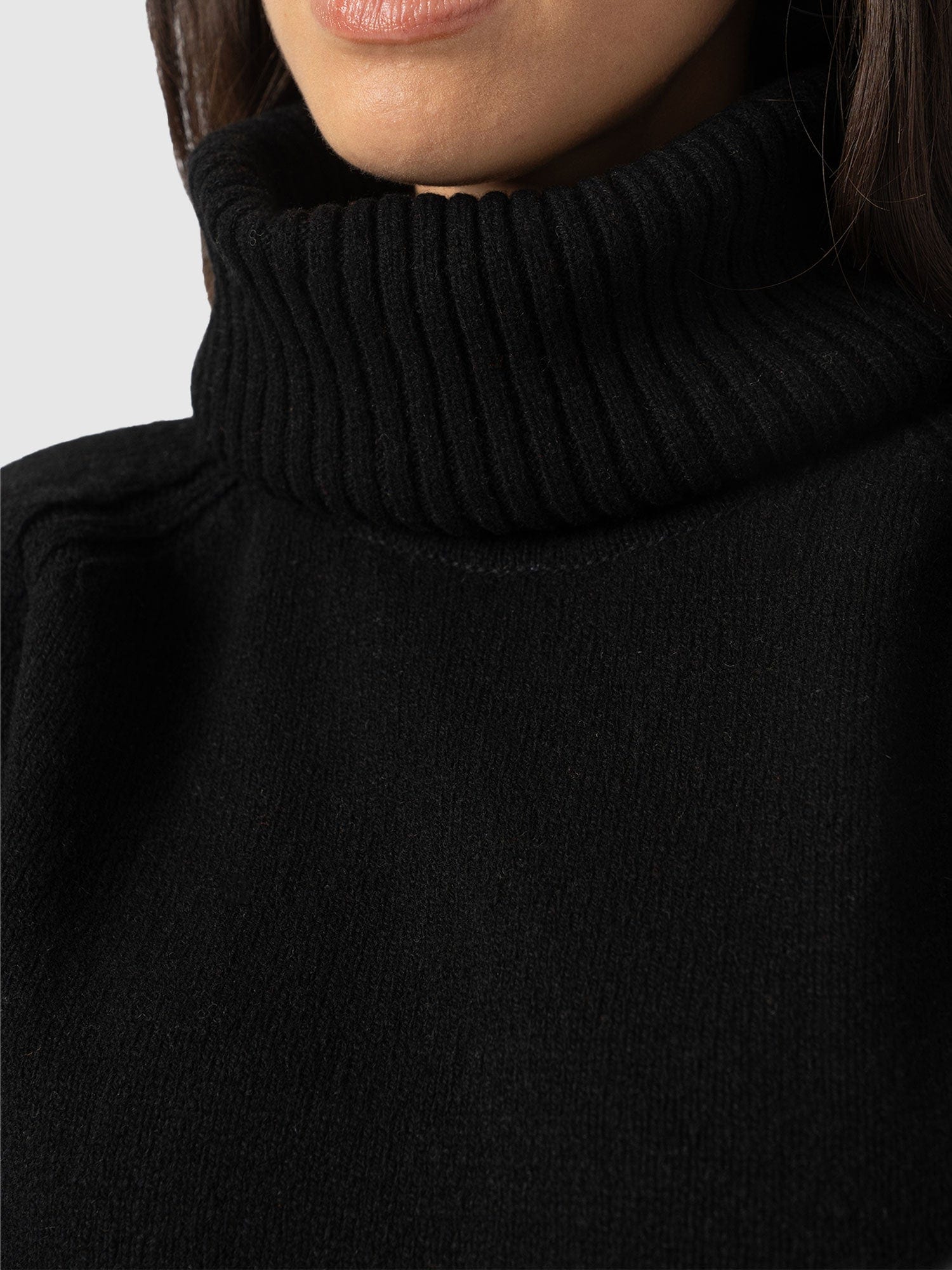 Oxford Cashmere Jumper - Black - Image 5