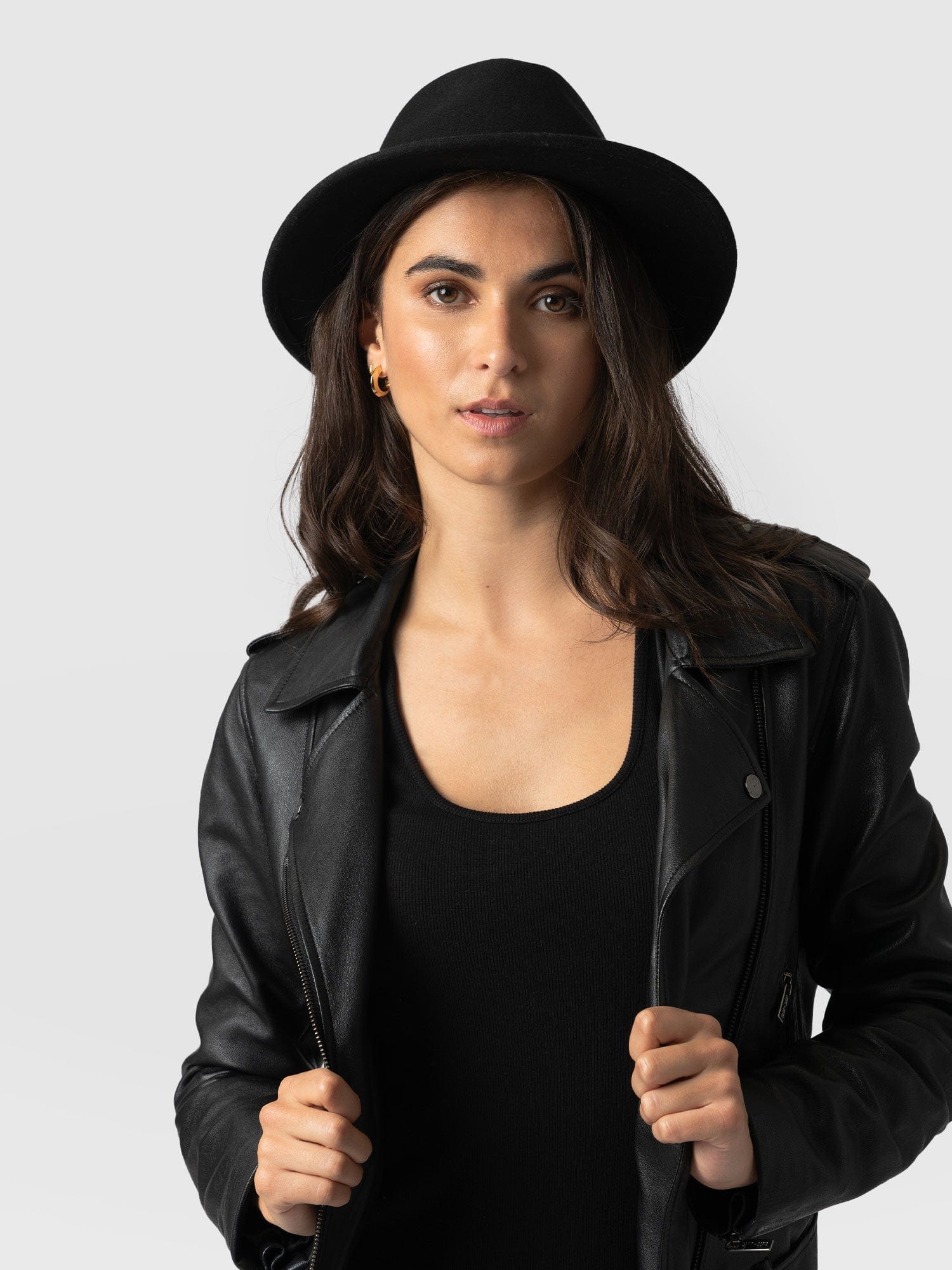 Ramona Studded Hat - Black - Image 2