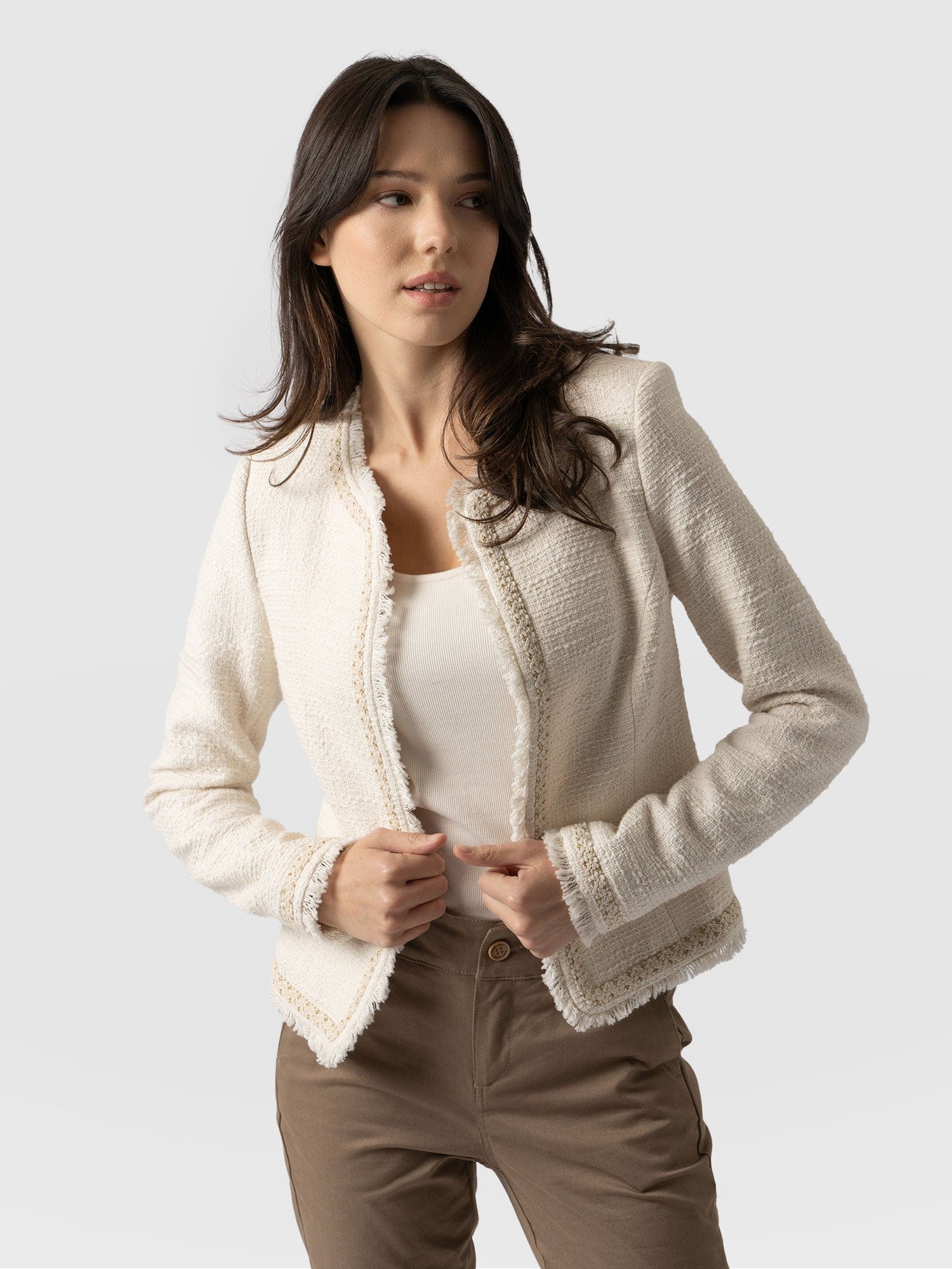 Rayner Jacket - Cream Boucle - Image 2