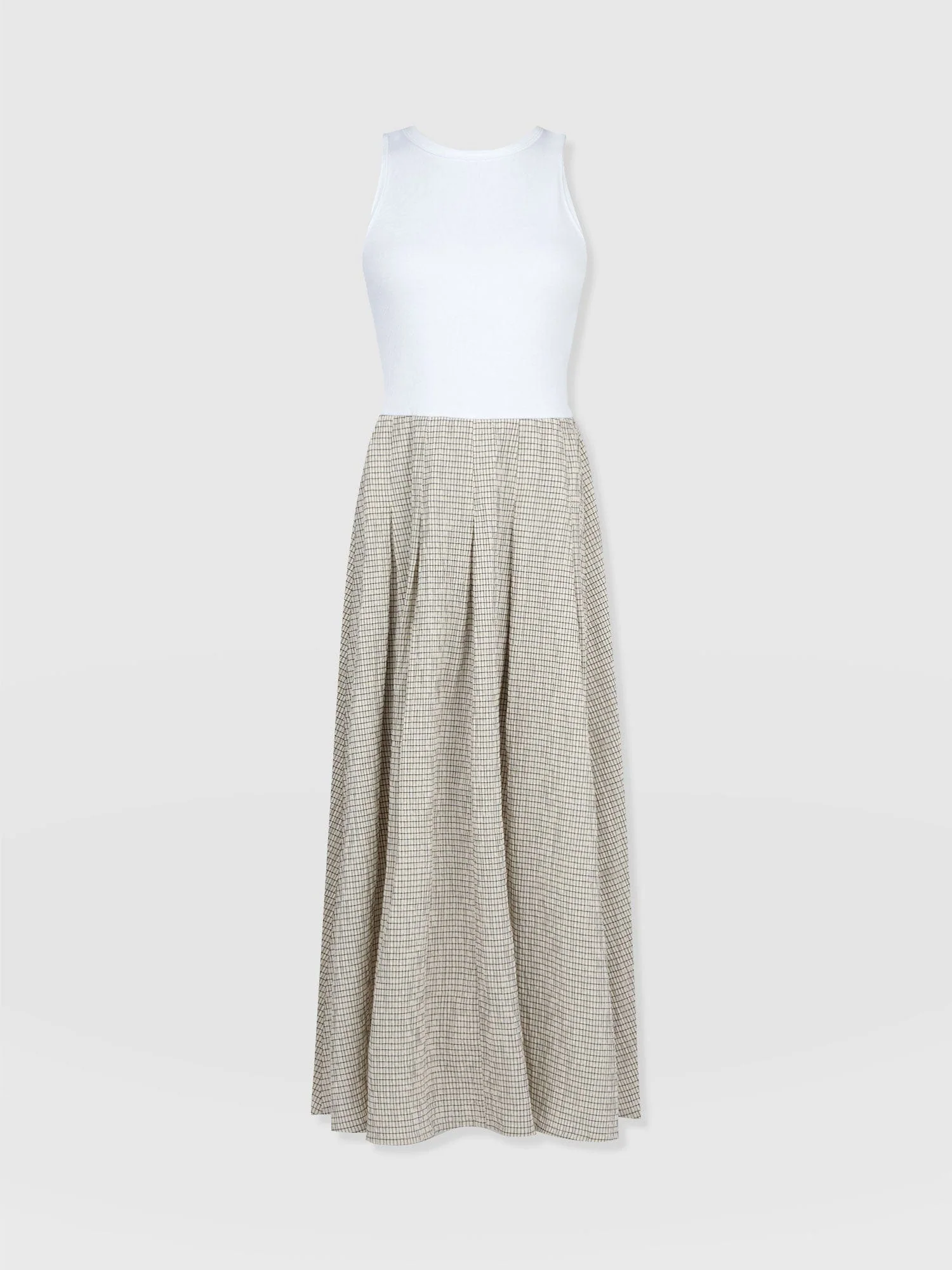 Renee Contrast Dress - Gingham - Image 7