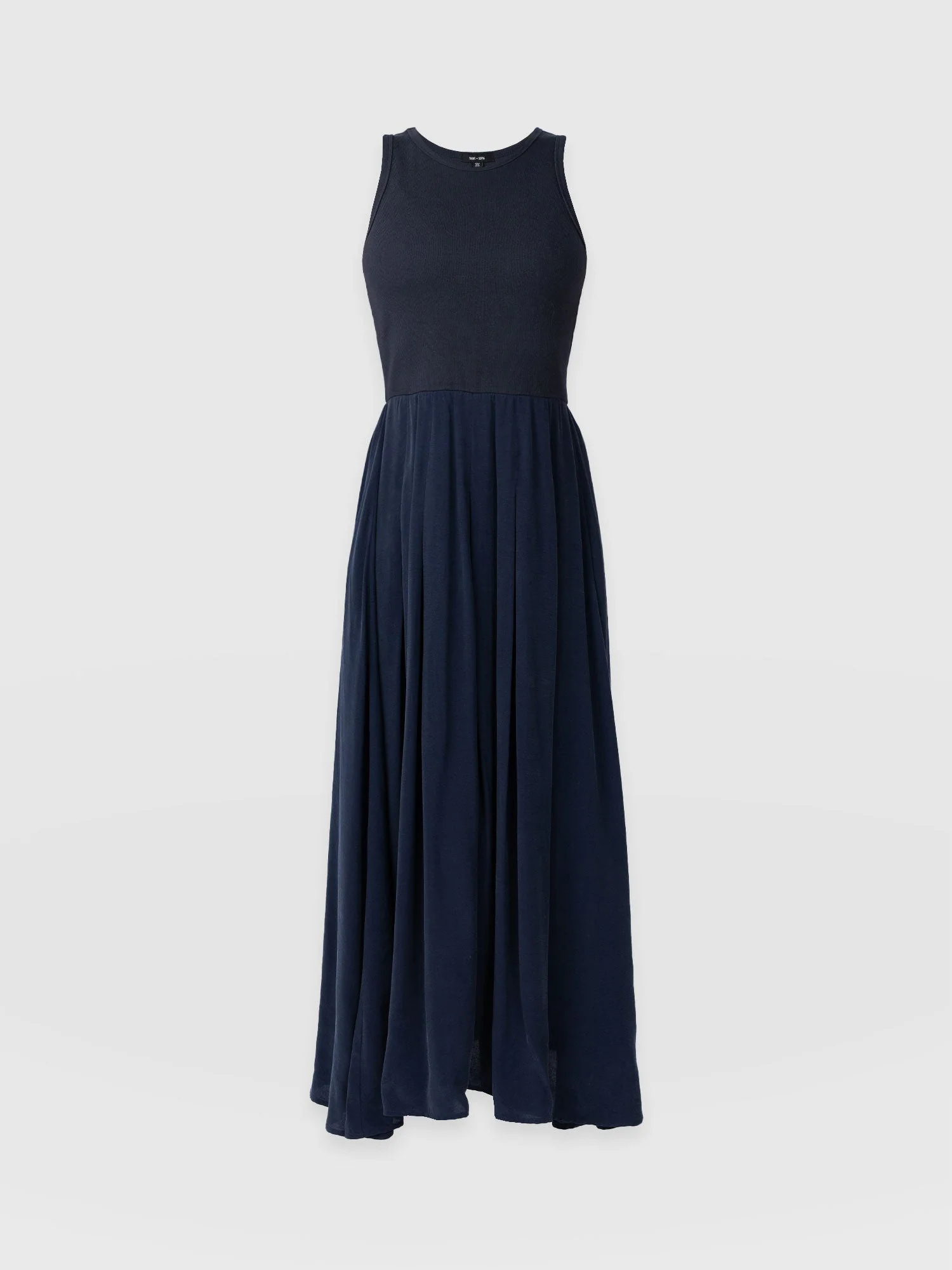 Renee Contrast Dress - Navy - Image 7