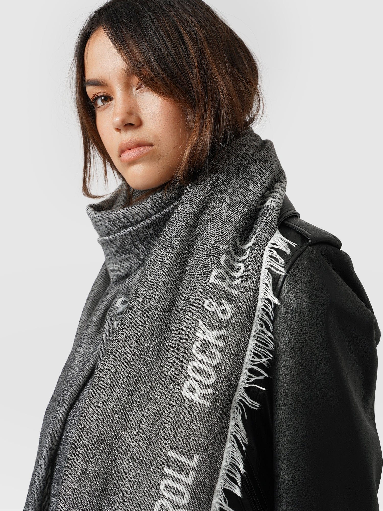 Rock & Roll Scarf - Black - Image 2