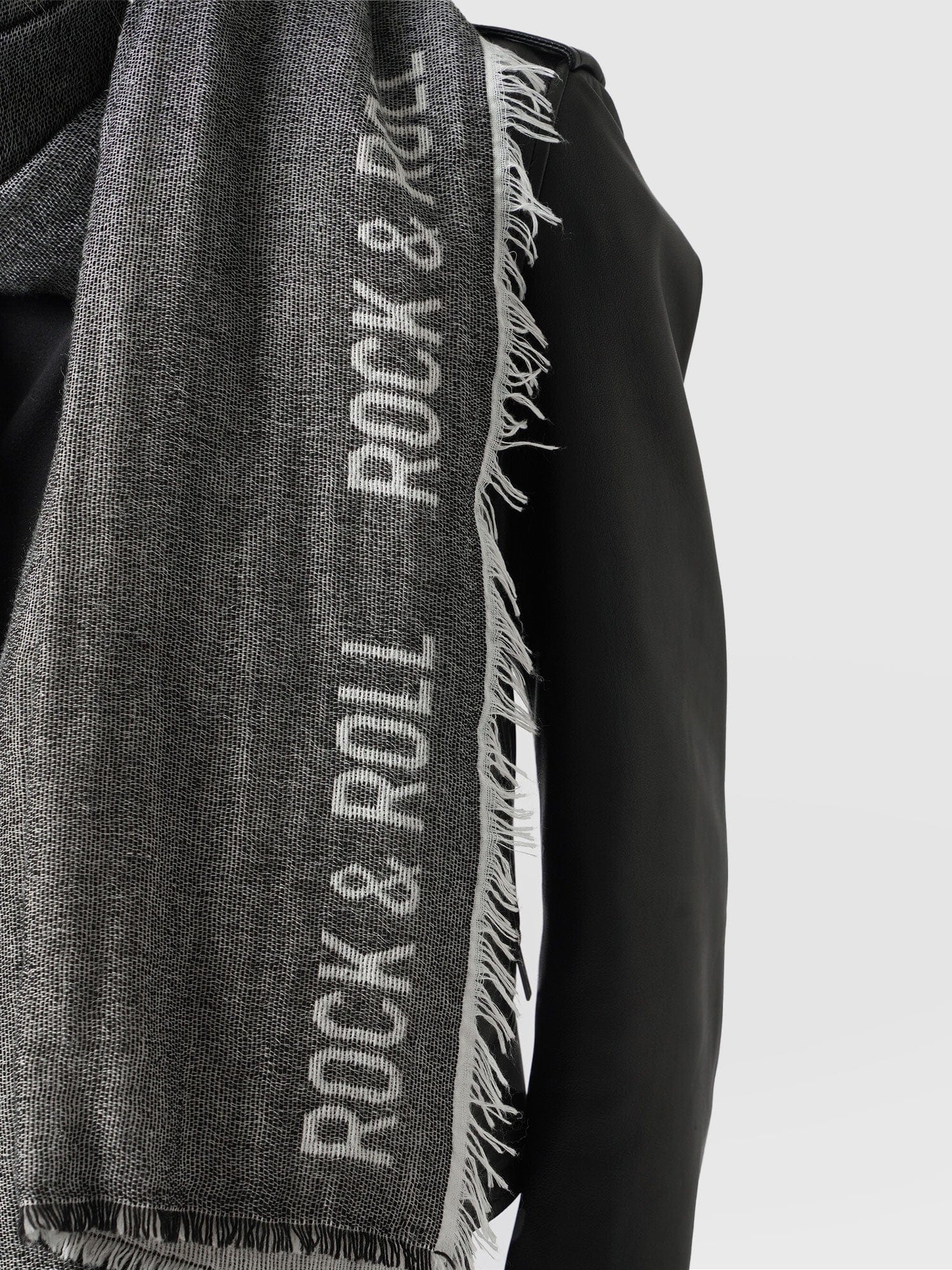 Rock & Roll Scarf - Black - Image 4