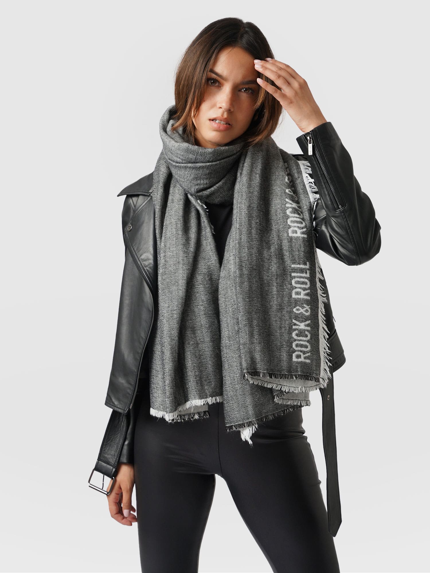 Rock & Roll Scarf - Black - Image 6