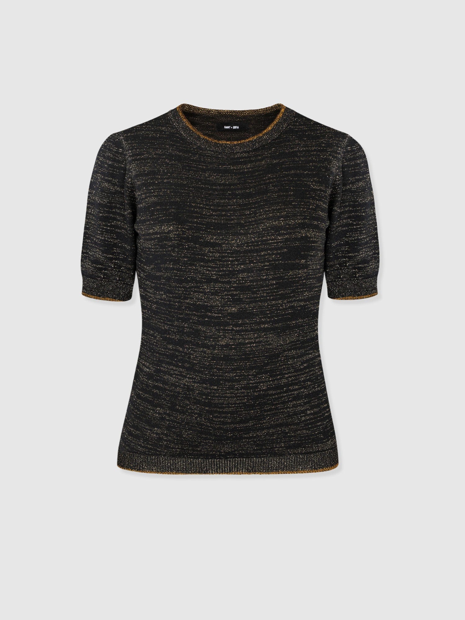 Roux Short Sleeve Knit - Gold - Image 7