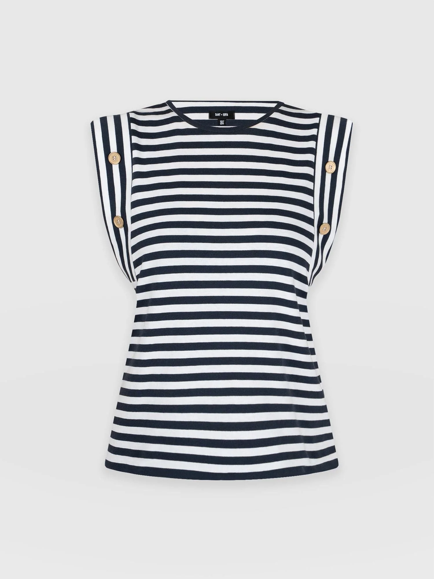 Rowan Tee - Navy Stripe - Image 7