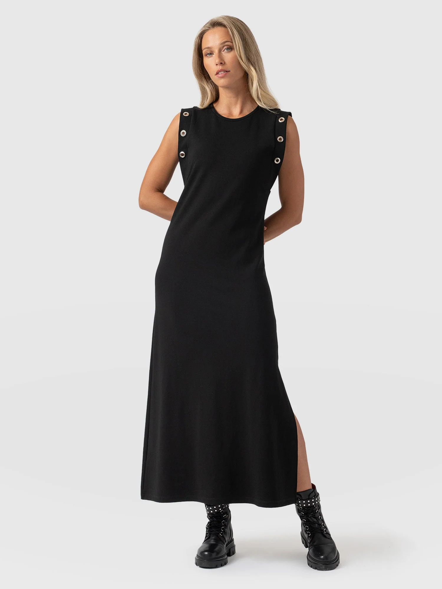 Rowan Dress - Black Eyelet - Image 2