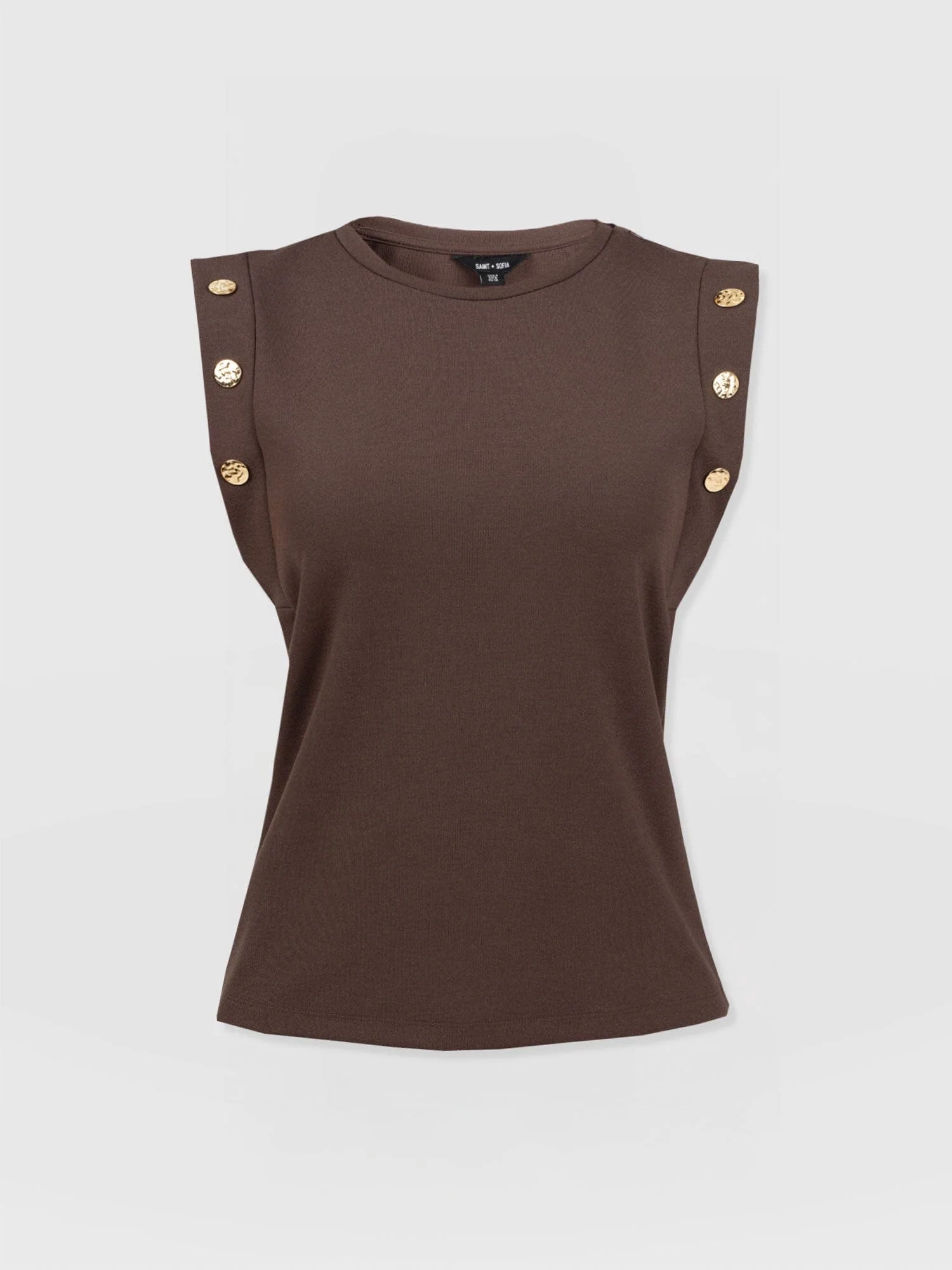 Rowan Tee - Brown - Molten - Image 7