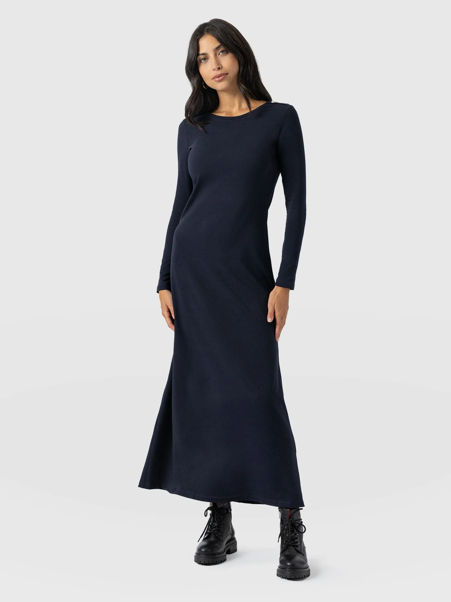 Runway Maxi Dress - Navy - Image 2