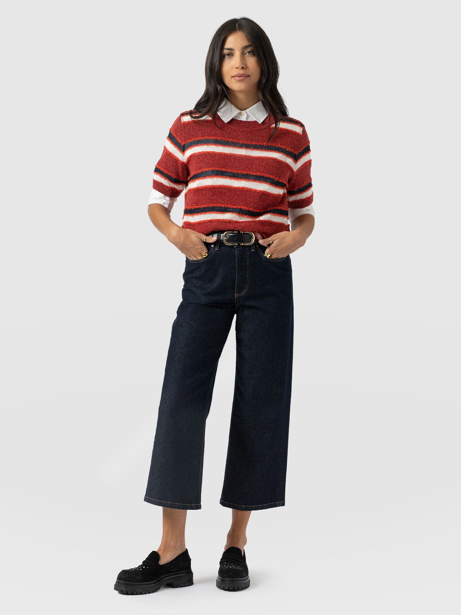 Rylie Crop Jean - Indigo - Image 2