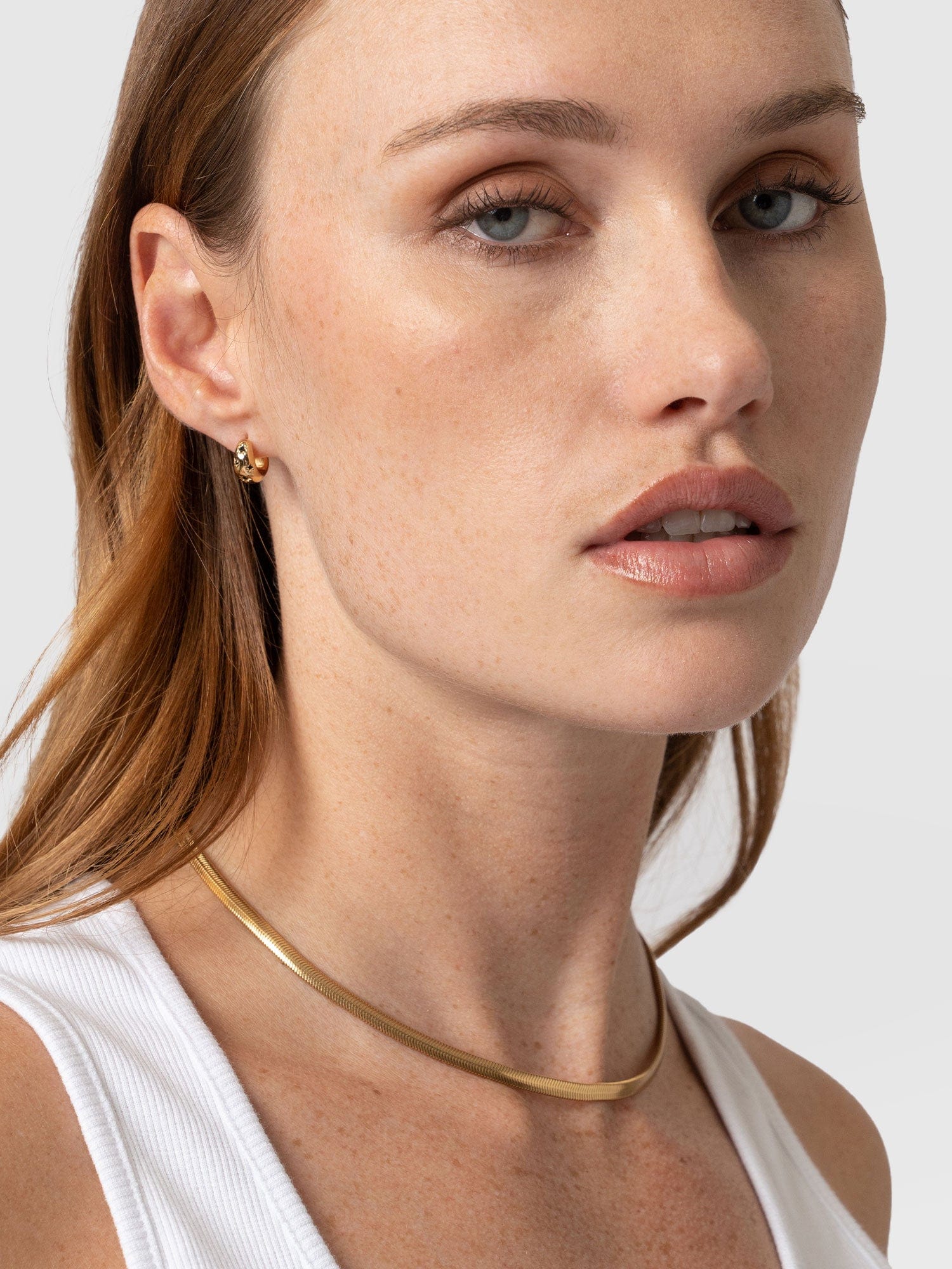Scatter Star Huggie Earrings - Gold/Black - Image 3