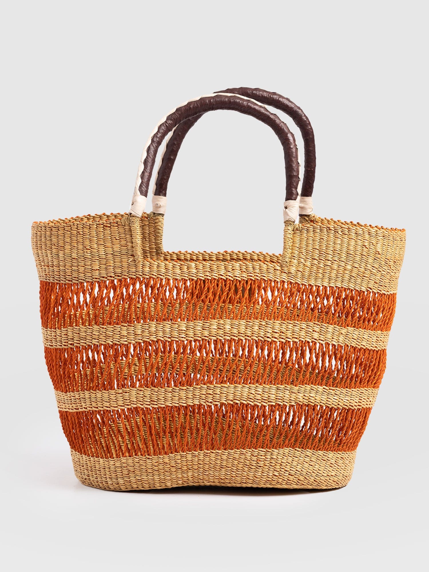 Simone Basket Bag - Orange - Image 2
