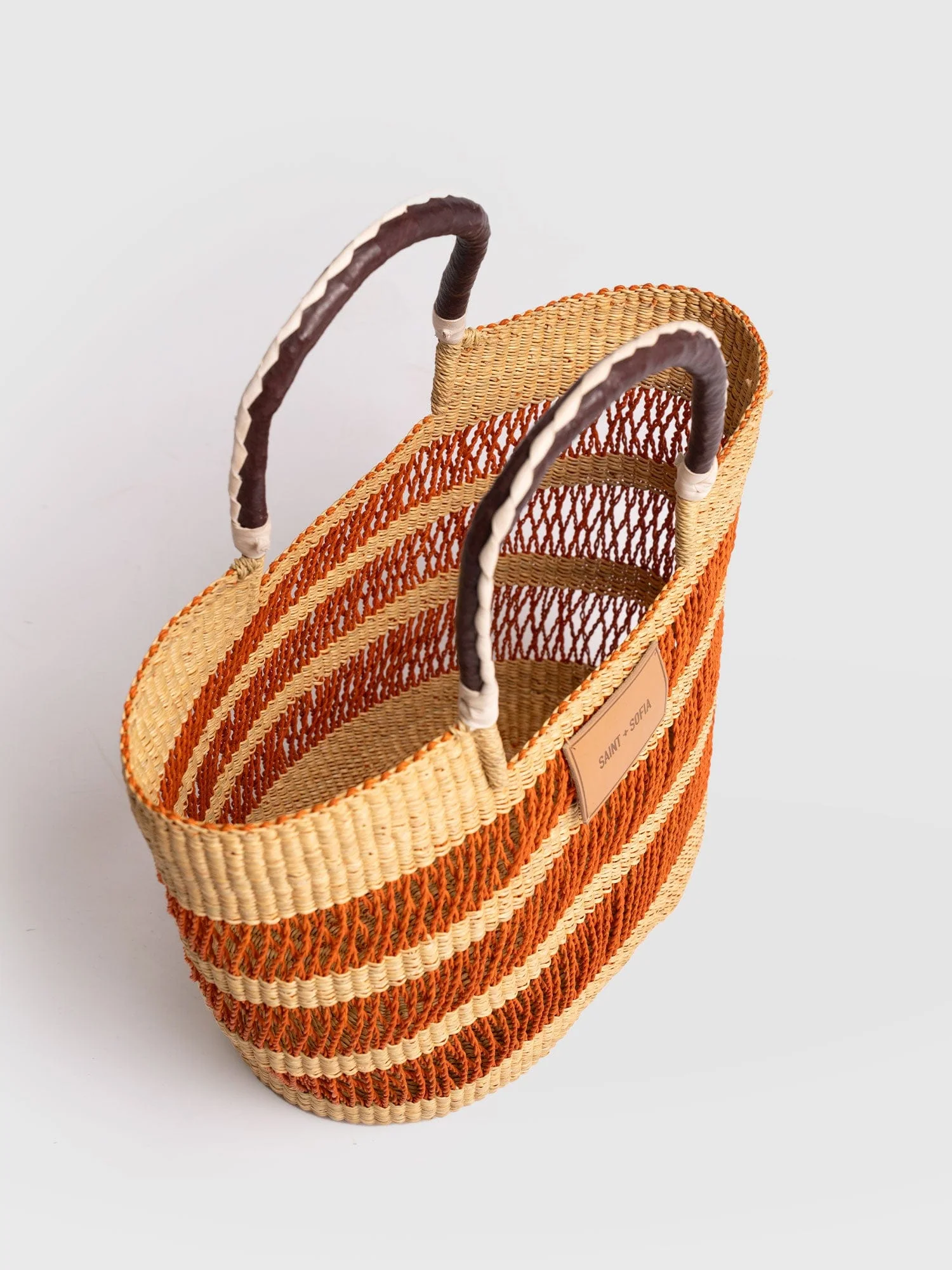 Simone Basket Bag - Orange - Image 3