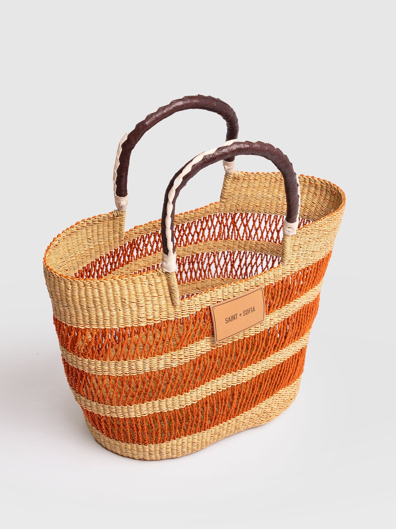 Simone Basket Bag - Orange - Image 4
