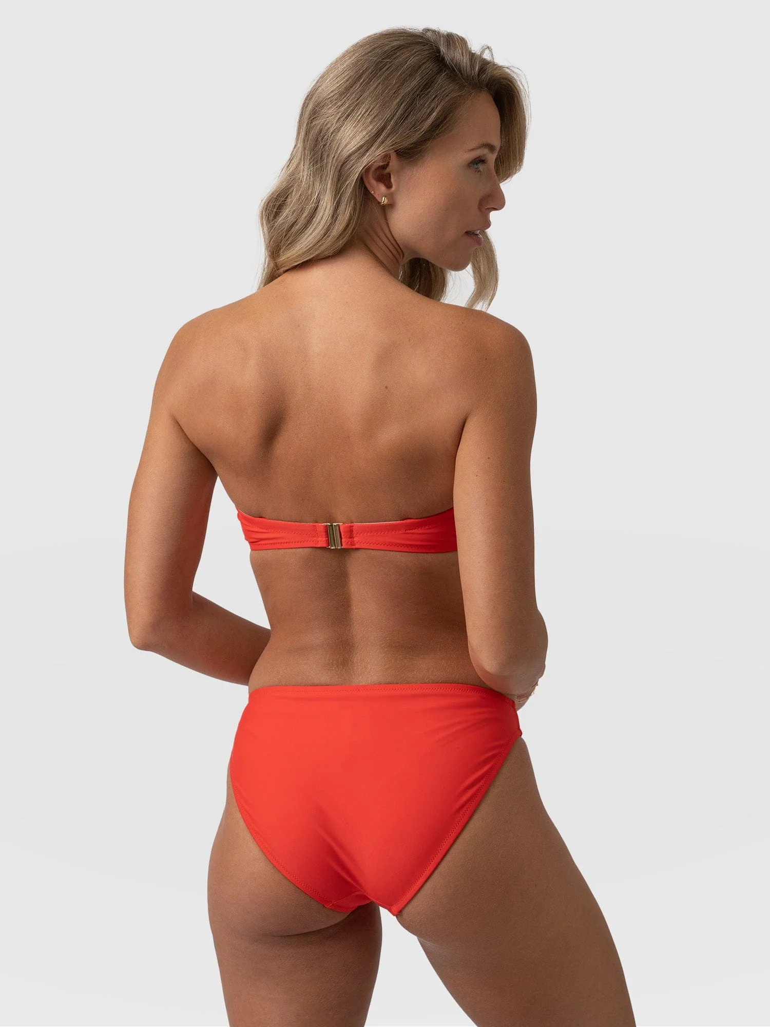 Skye Bandeau Bikini Top - Red - Image 6