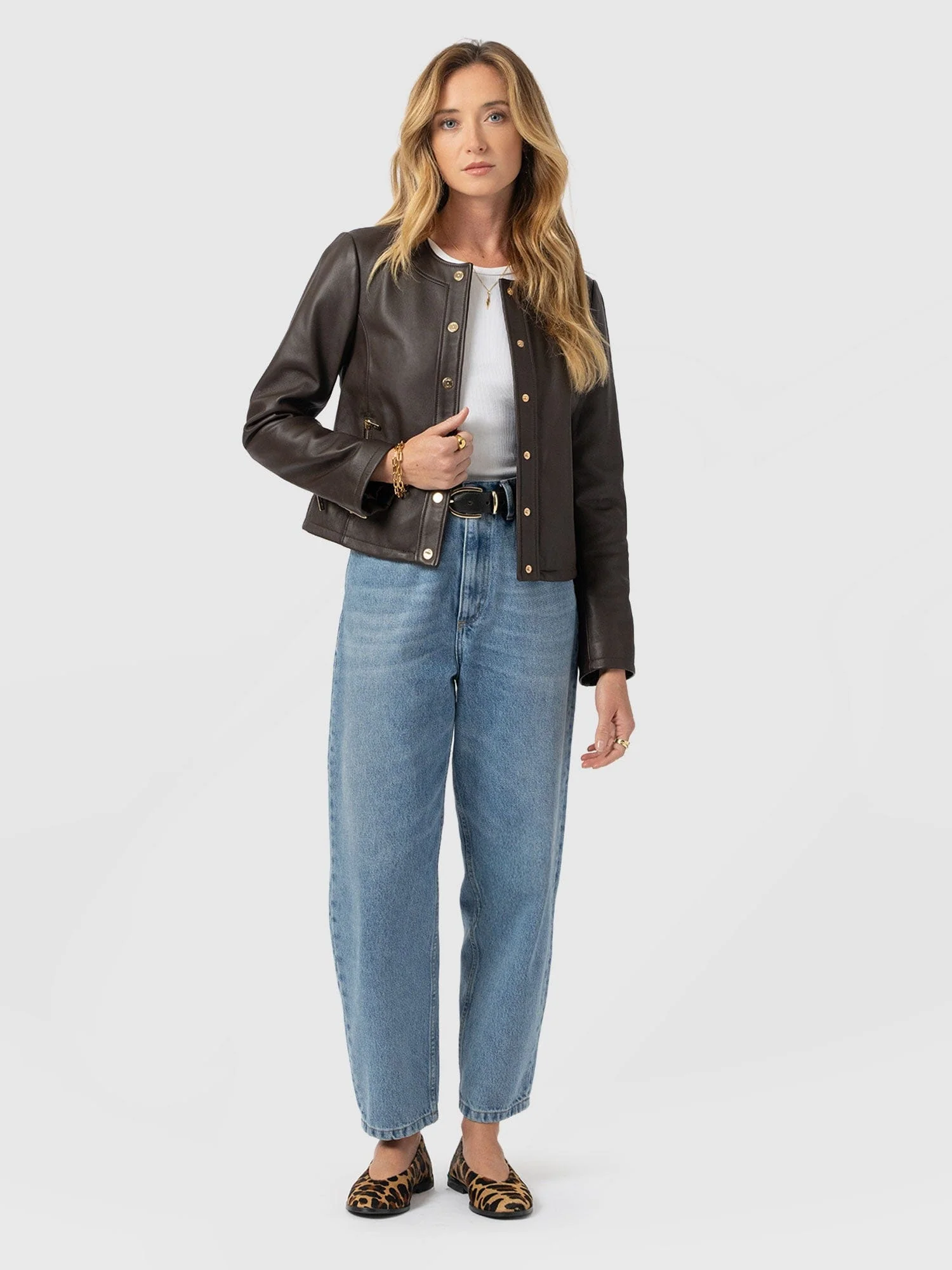 Skye Jacket - Chocolate - Image 2