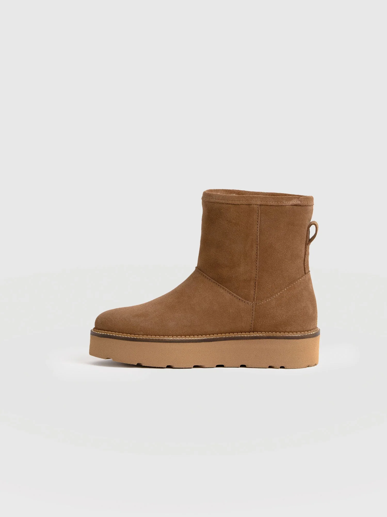 Sloane Shearling Boot - Camel - Image 2