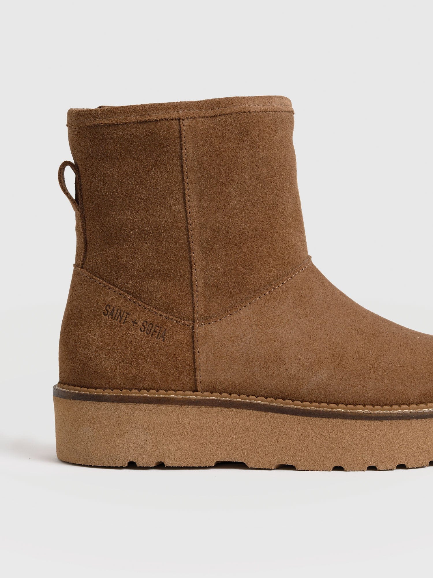 Sloane Shearling Boot - Camel - Image 3
