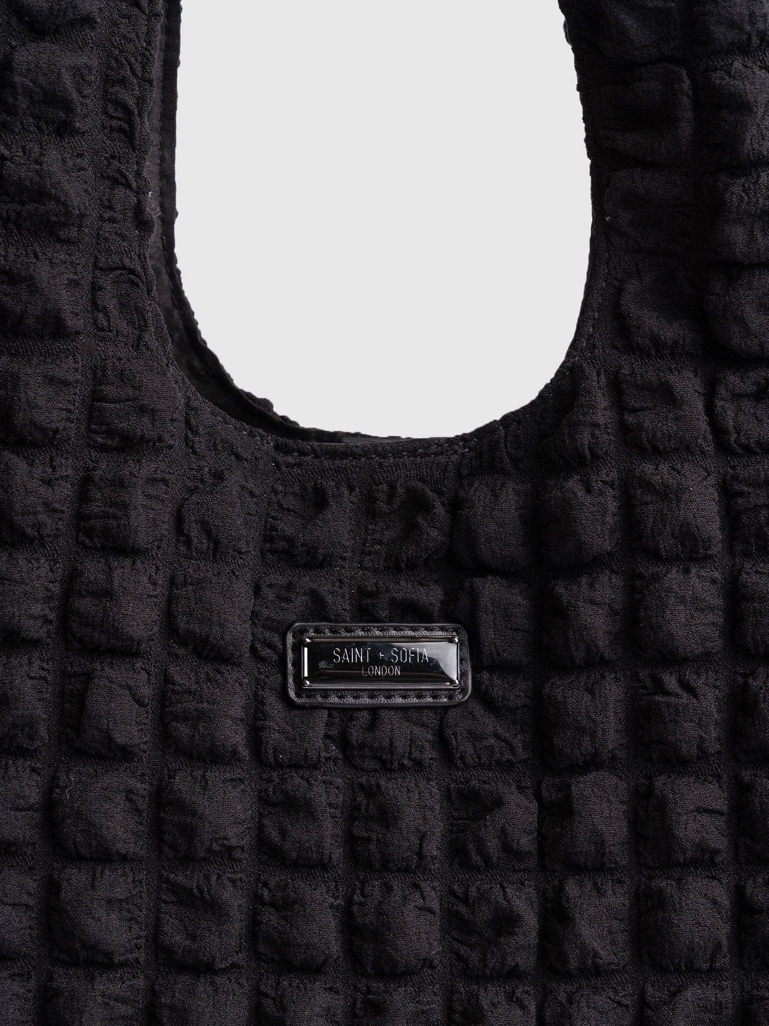 Soho Shoulder Tote Bag - Black - Image 3